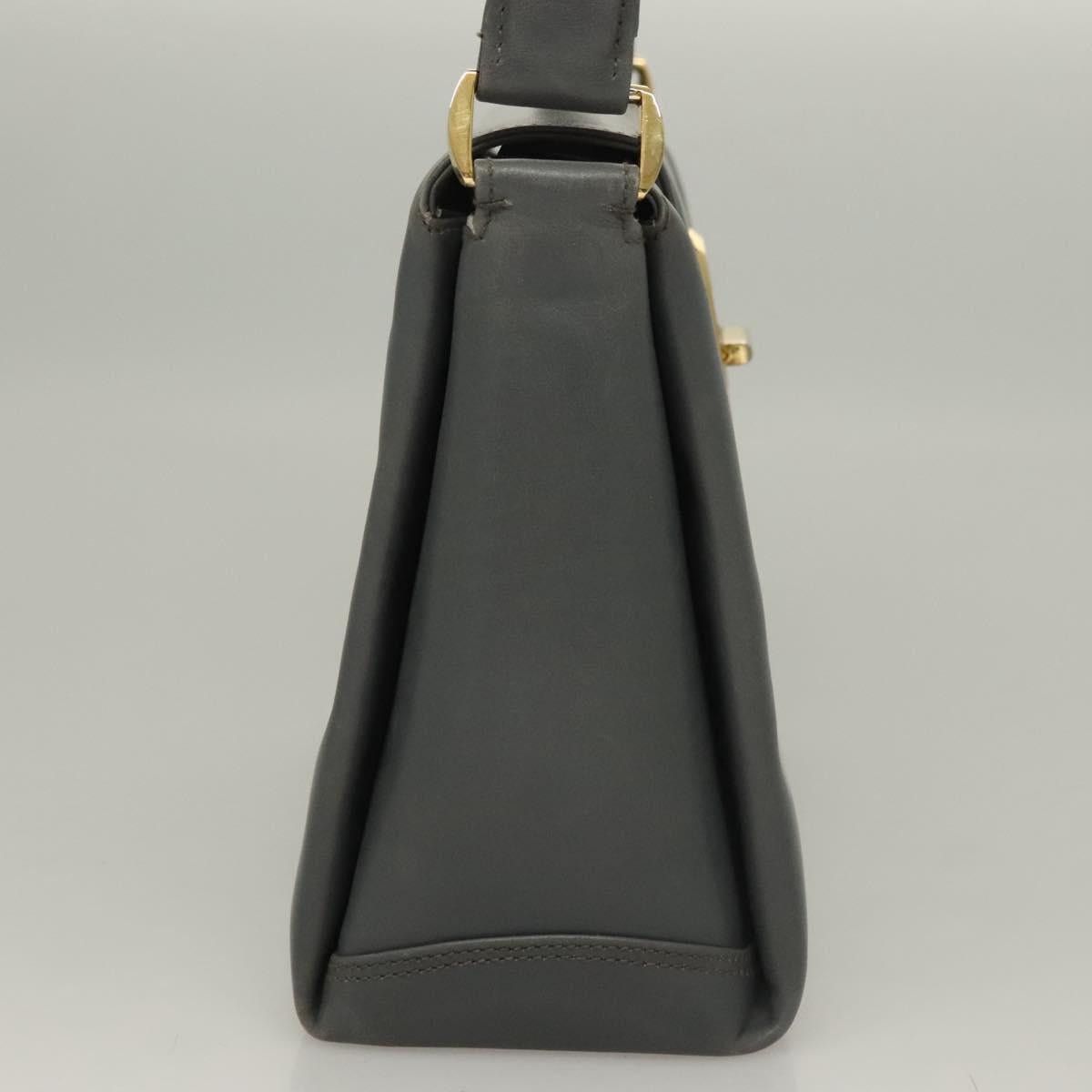 Gucci GUCCI Hand Bag Leather Gray Silver Size ONE SIZE - 5 Thumbnail