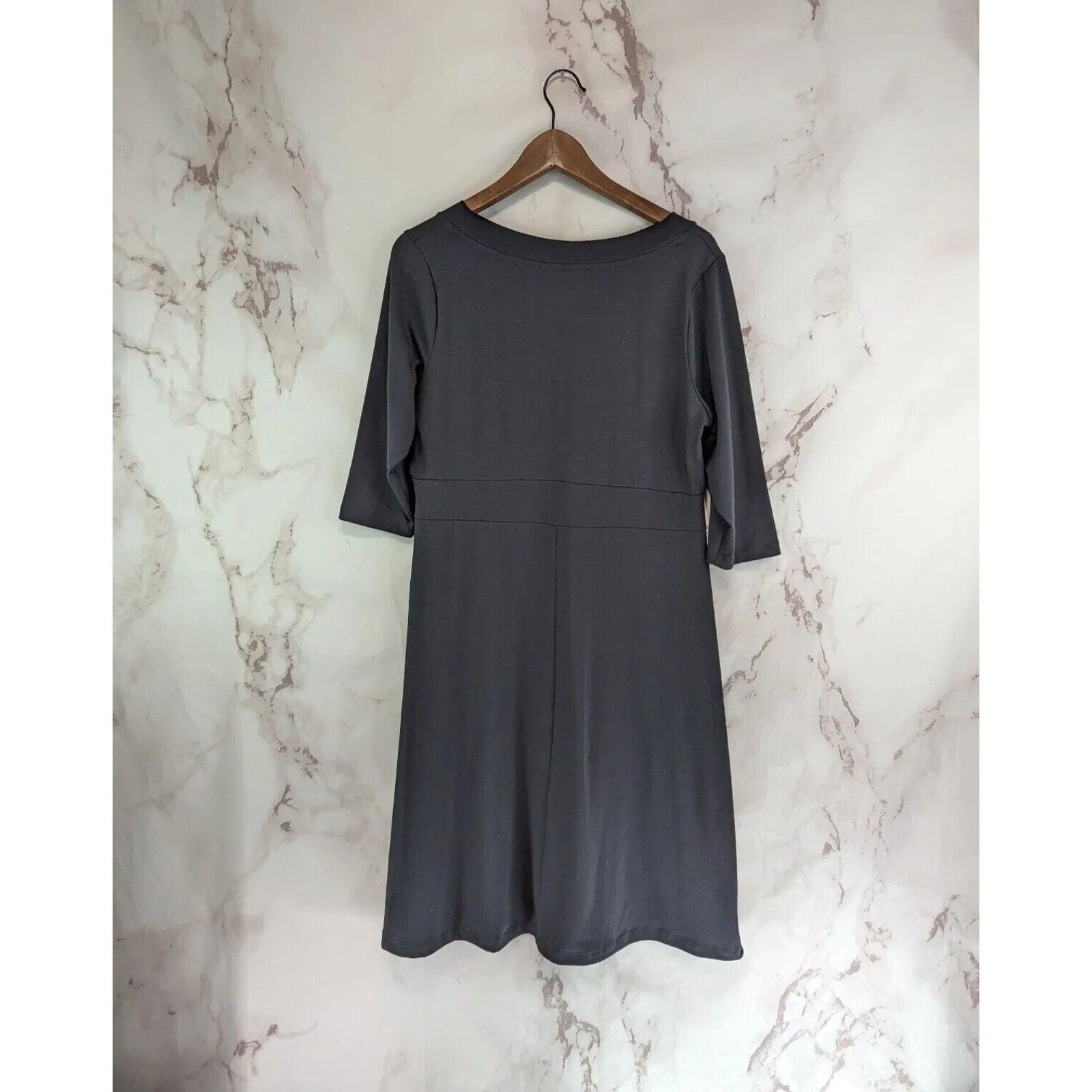 Eddie Bauer Eddie Bauer Dress Womens XL Travex Black V Neck Knee Size XL / US 12-14 / IT 48-50 - 5 Thumbnail