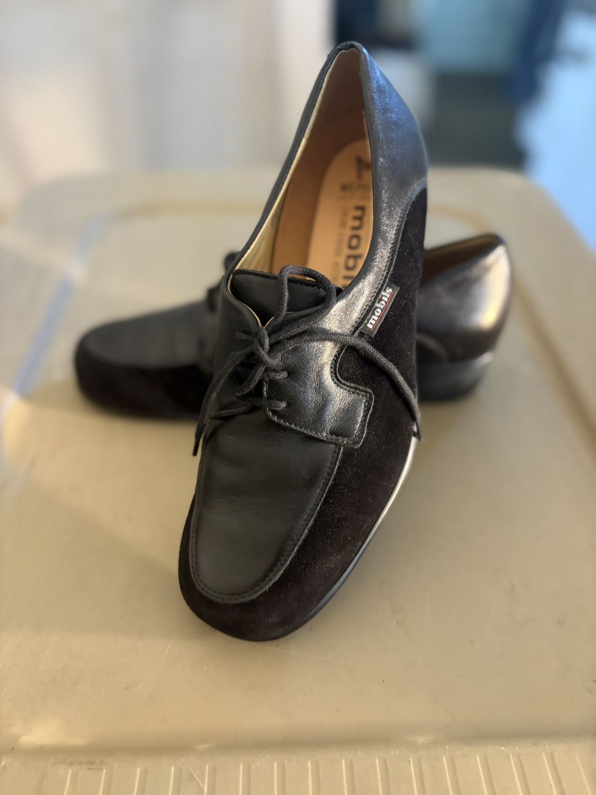 WomenS Black Leather Mephisto Size 7 Air Relax Shoes(115) Shoes, Women's