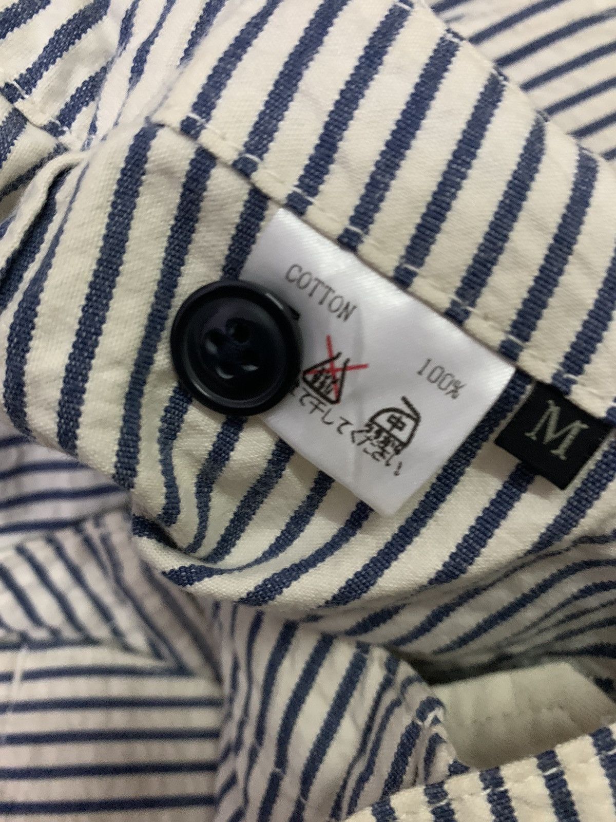 Japanese Brand × Vintage Vintage Japanese Gorouta Hickory Baggy Stripe Pant Size US 32 / EU 48 - 8 Thumbnail