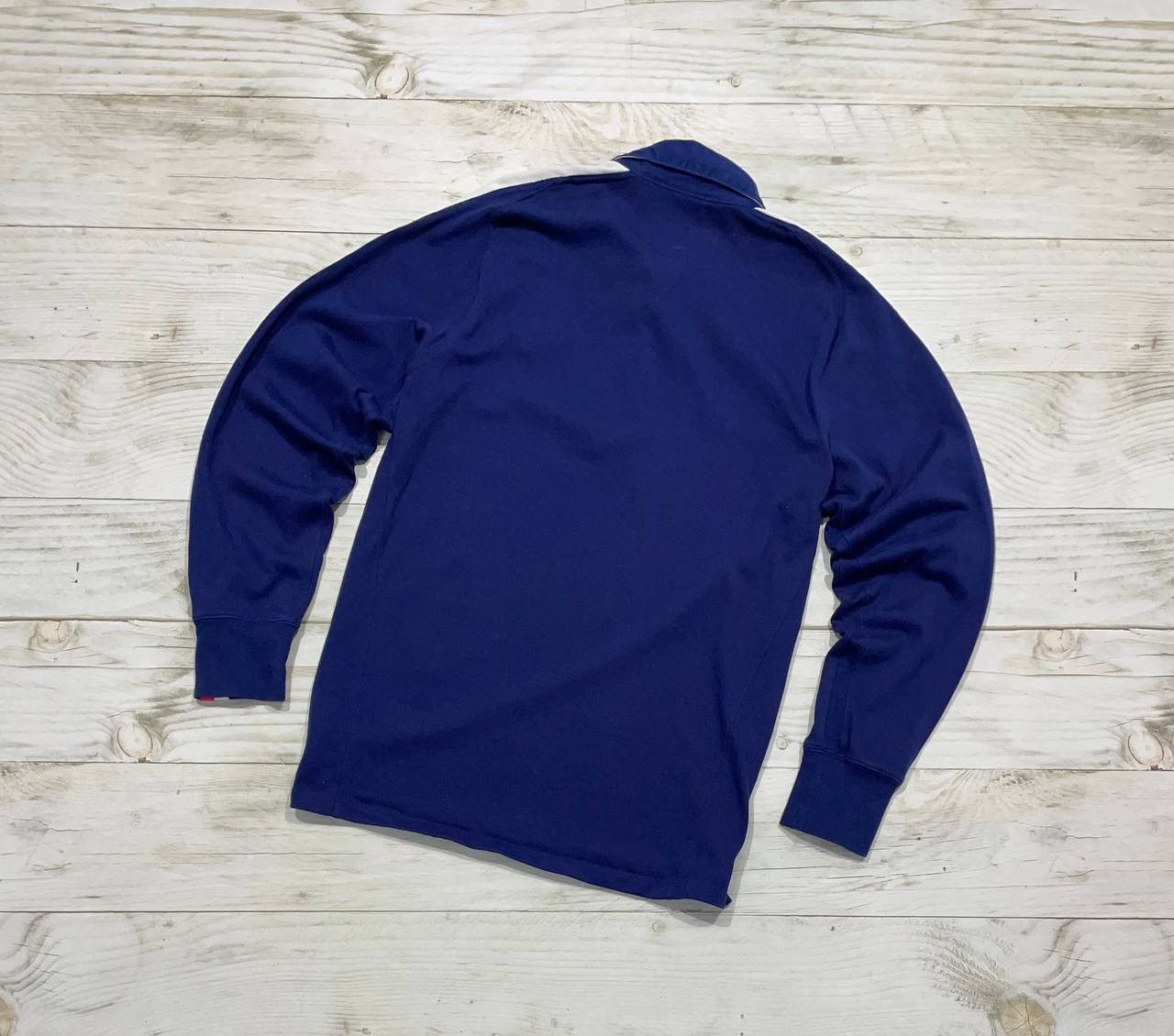 Nike Vintage Nike France Rugby Polo Shirt Long Sleeve 2000s Y2K Size US M / EU 48-50 / 2 - 12 Thumbnail