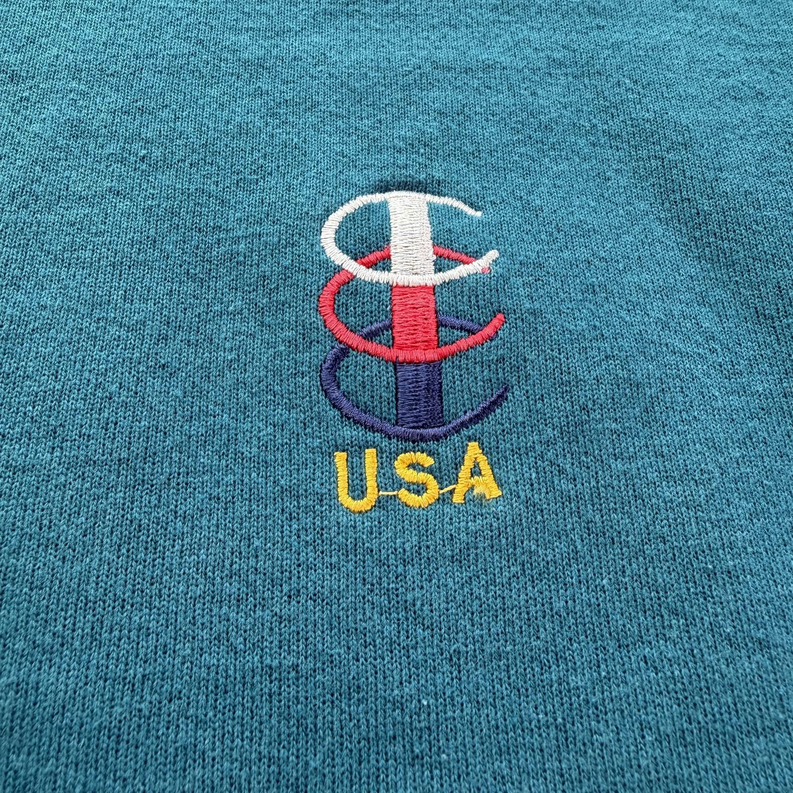 Champion Vintage Champion USA 90s Crewneck Sweatshirt Embroidered Men Size US M / EU 48-50 / 2 - 4 Thumbnail