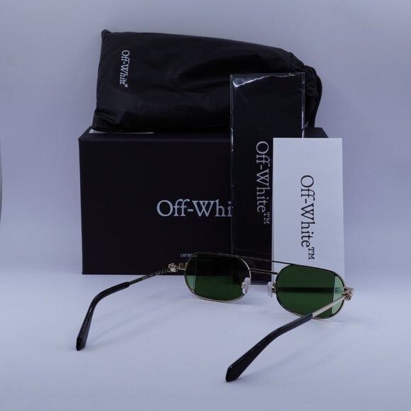 Off-White Off-White Off-White OERI14H LYNN 7650 Sunglasses Gold Oval Size ONE SIZE - 10 Thumbnail