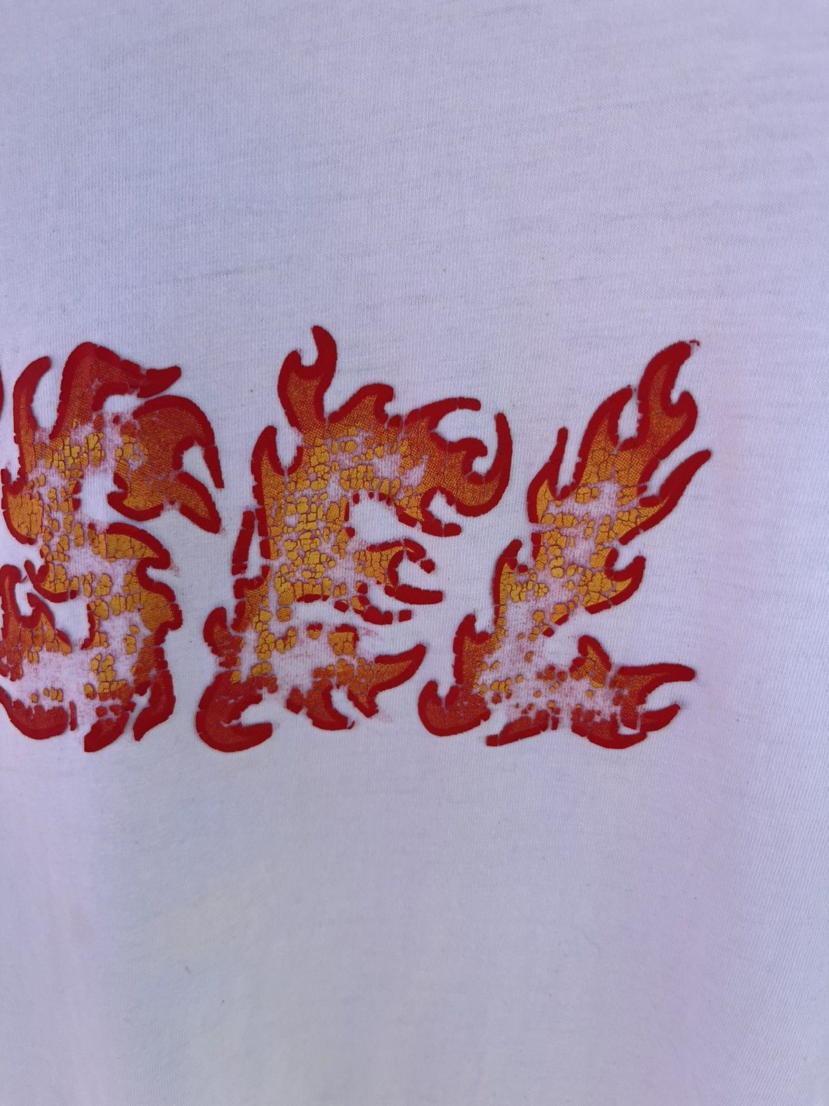 Diesel × Japanese Brand Vintage DIESEL Y2K Big Flame Fire Logo Distresse T-Shirt Tee Size US L / EU 52-54 / 3 - 5 Thumbnail