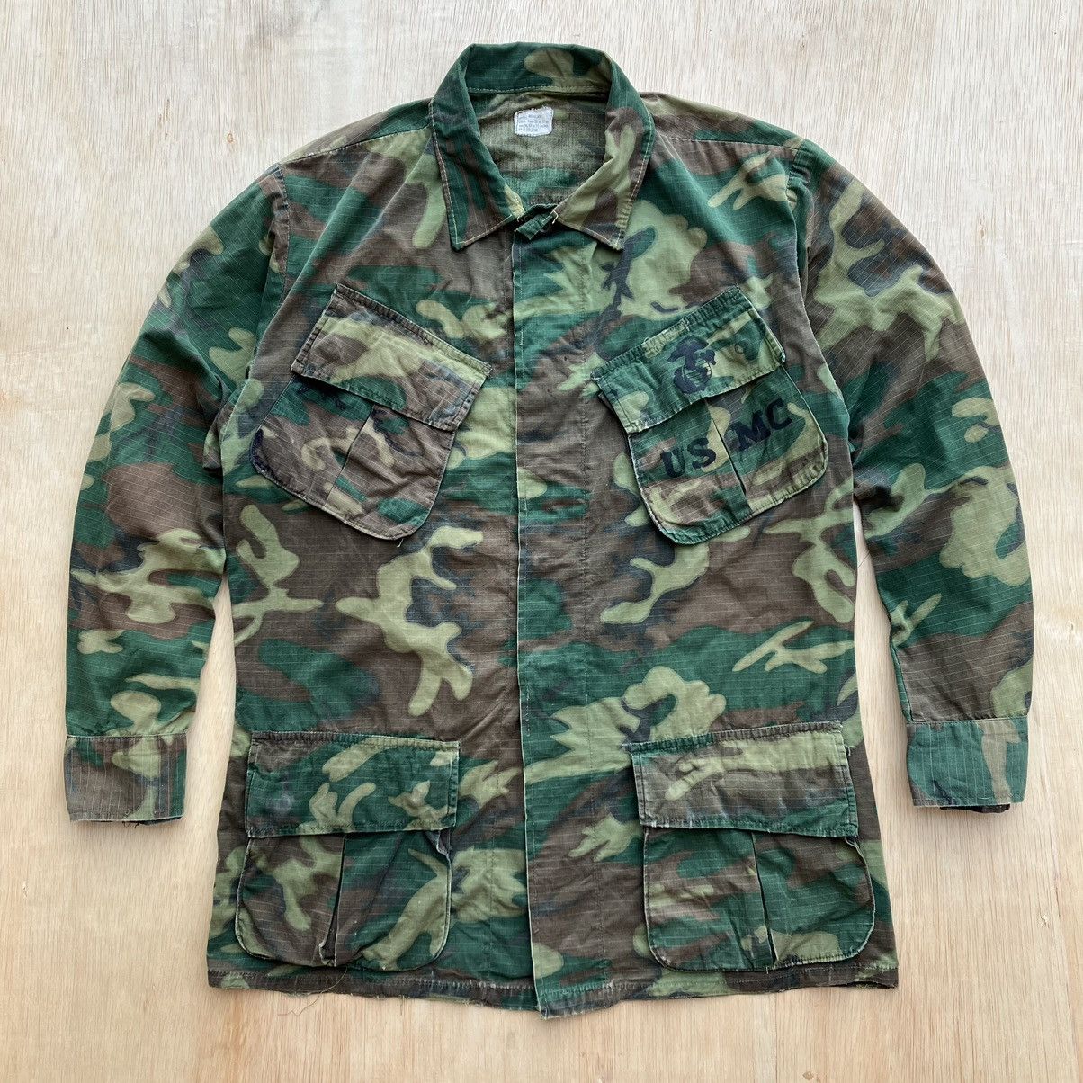 Vintage VINTAGE JUNGLE FATIGUE ERDL CAMO VIETNAM WAR Size US S / EU 44-46 / 1 - 1 Thumbnail