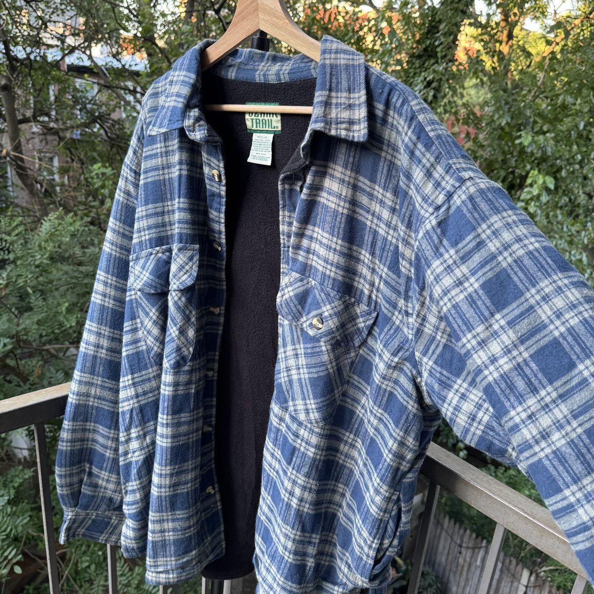 Vintage Thrashed Faded Distressed Flannel Shirt ERD Grunge Chrome Size US XL / EU 56 / 4 - 4 Thumbnail