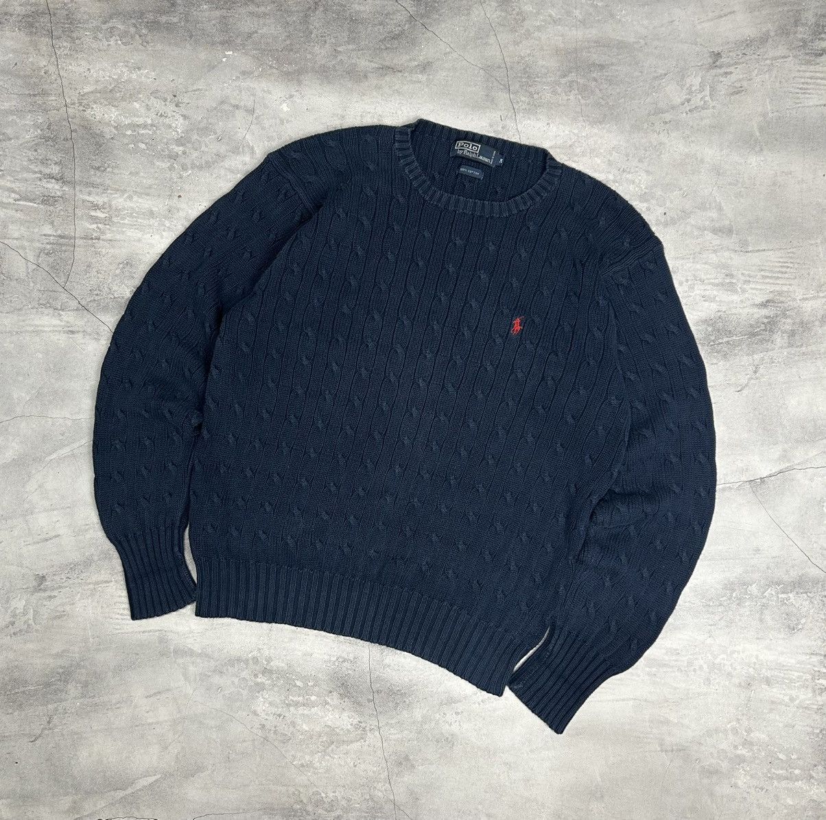 Polo Ralph Lauren × Vintage Vintage Knit Polo Ralph Lauren Sweatshirt Oldmoney Size Size US M / EU 48-50 / 2 - 1 Thumbnail
