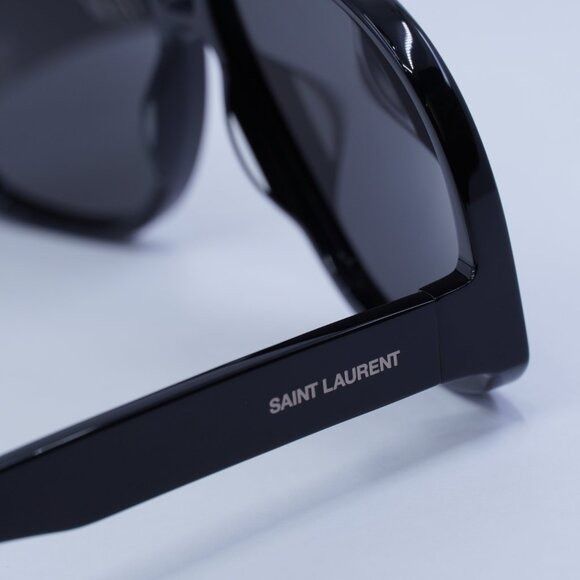 Saint Laurent Paris 🕶️ New Saint Laurent SL652 SOLACE 001 Sunglasses - Black Size ONE SIZE - 9 Thumbnail