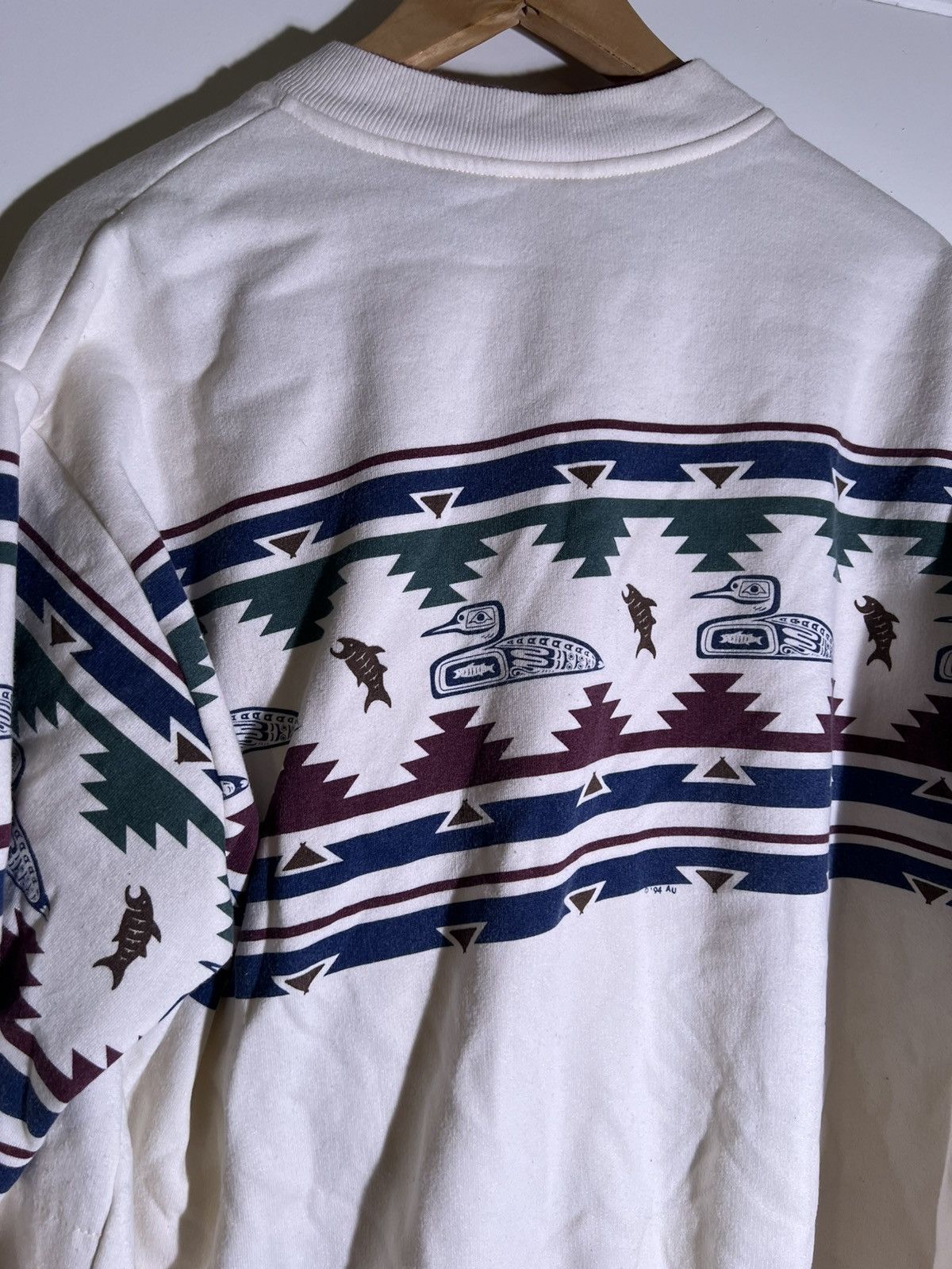 Vintage 80’s 90’s VTG Vintage Art Unlimited Retro Aztec Sweatshirt Size US XL / EU 56 / 4 - 9 Thumbnail