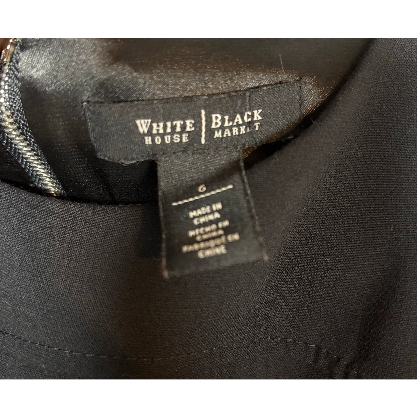 White House Black Market White House Black Market Black Dress Women’s Size 6 #0467 Size S / US 4 / IT 40 - 5 Thumbnail