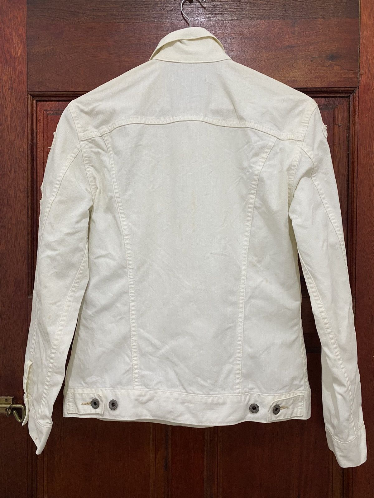Levi's Vintage Levi’s Denim Trucker Design Distressed Jacket Size US M / EU 48-50 / 2 - 2 Thumbnail