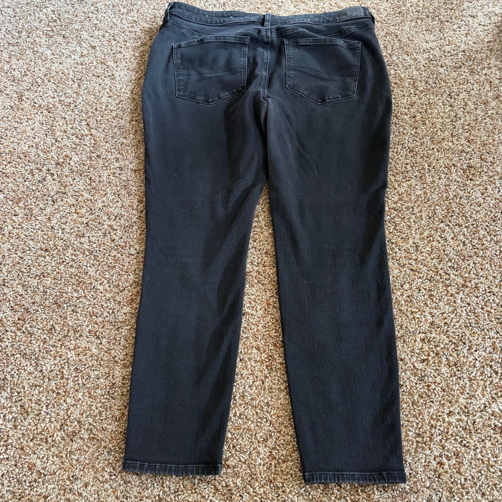 American Eagle Outfitters American Eagle Jeans Womens 18 Black Hi Rise Jegging Size 40" / US 18 - 4 Thumbnail