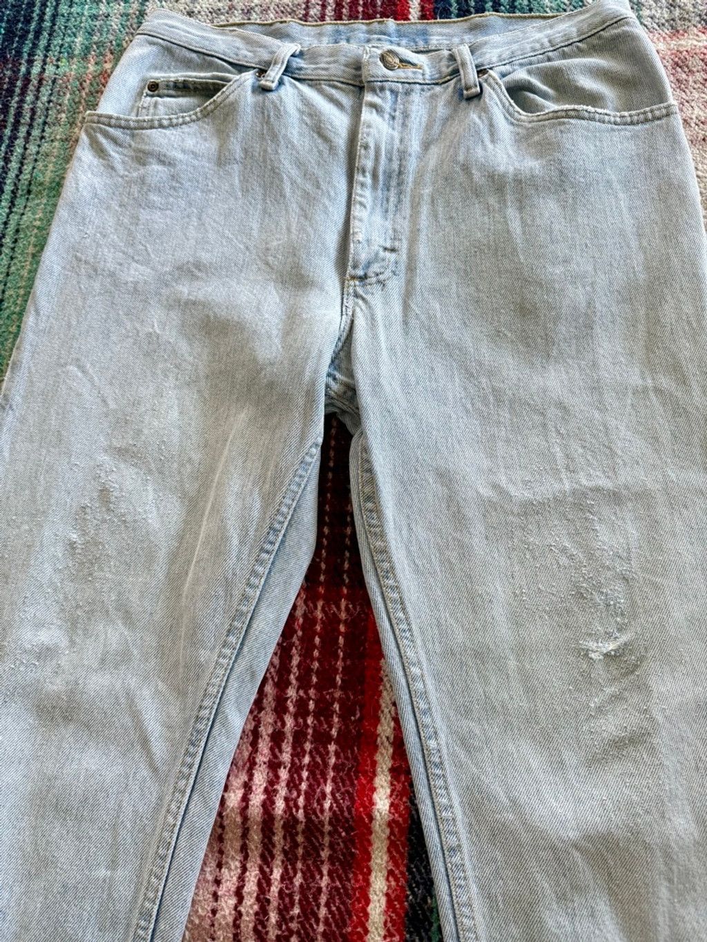 Lee 90s Lee Straight Fit Light Wash Jeans 33x32 Size US 33 - 3 Thumbnail