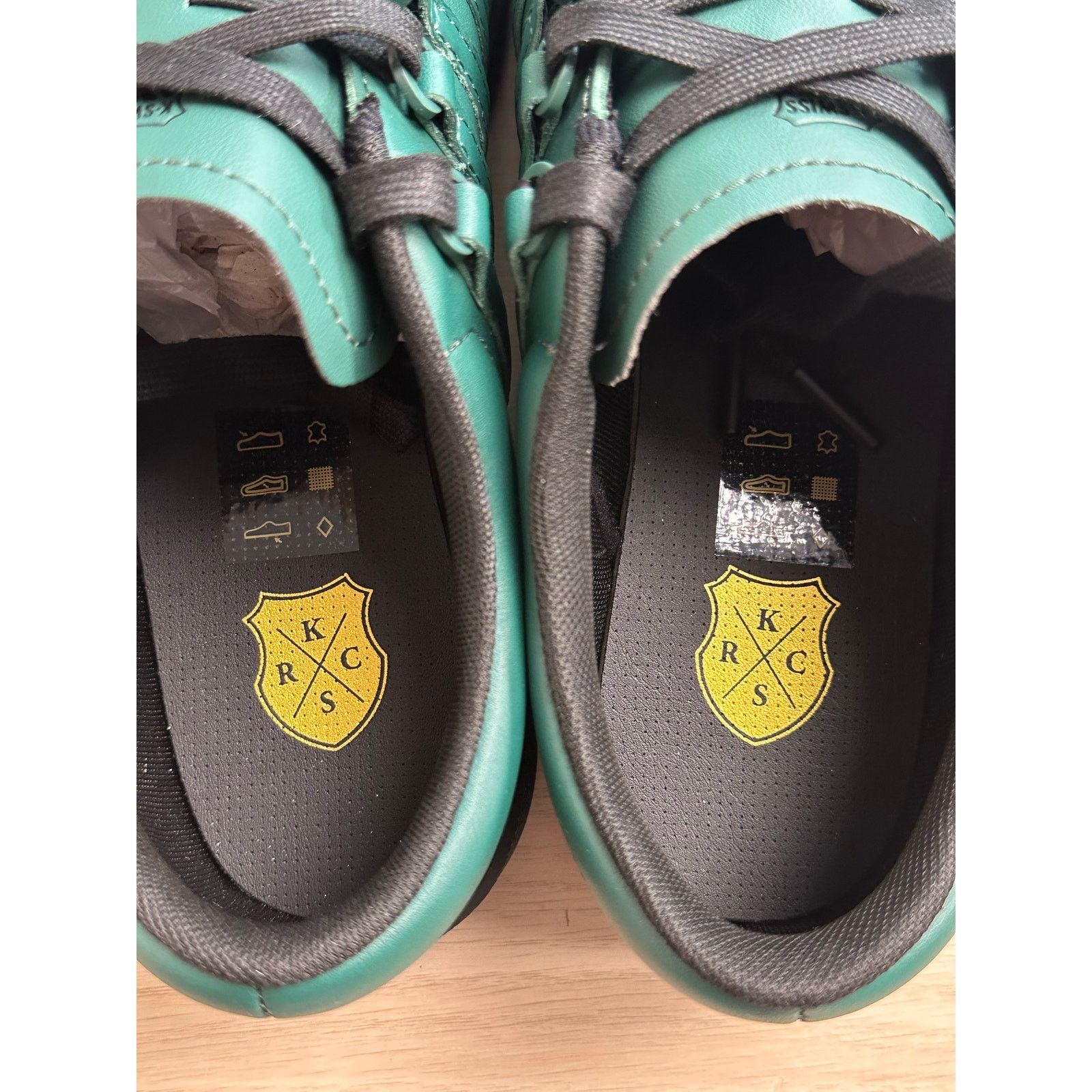 K-Swiss K-Swiss x Anwar Carrots Classic 66 Green Sneaker -Size 7.5M Size US 7.5 / EU 40-41 - 4 Thumbnail