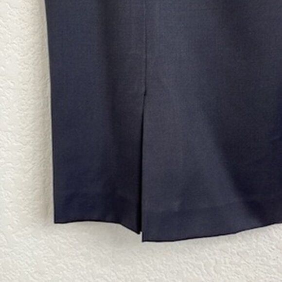 Aquascutum Aquascutum London Dual Slit Solid Pencil Skirt Straight Size 34" / US 12 / IT 48 - 3 Thumbnail