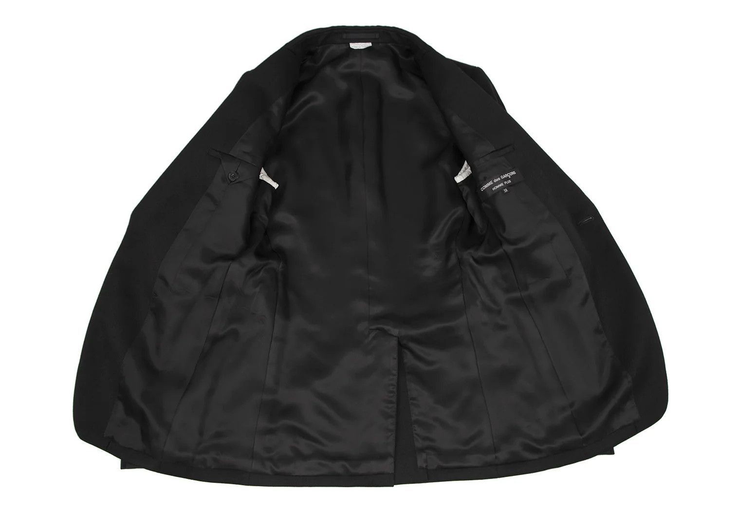 Comme des Garcons Homme Plus Two-tone Wool Flap Pocket Jacket in Black and Red, XS Size US XS / EU 42 / 0 - 9 Thumbnail