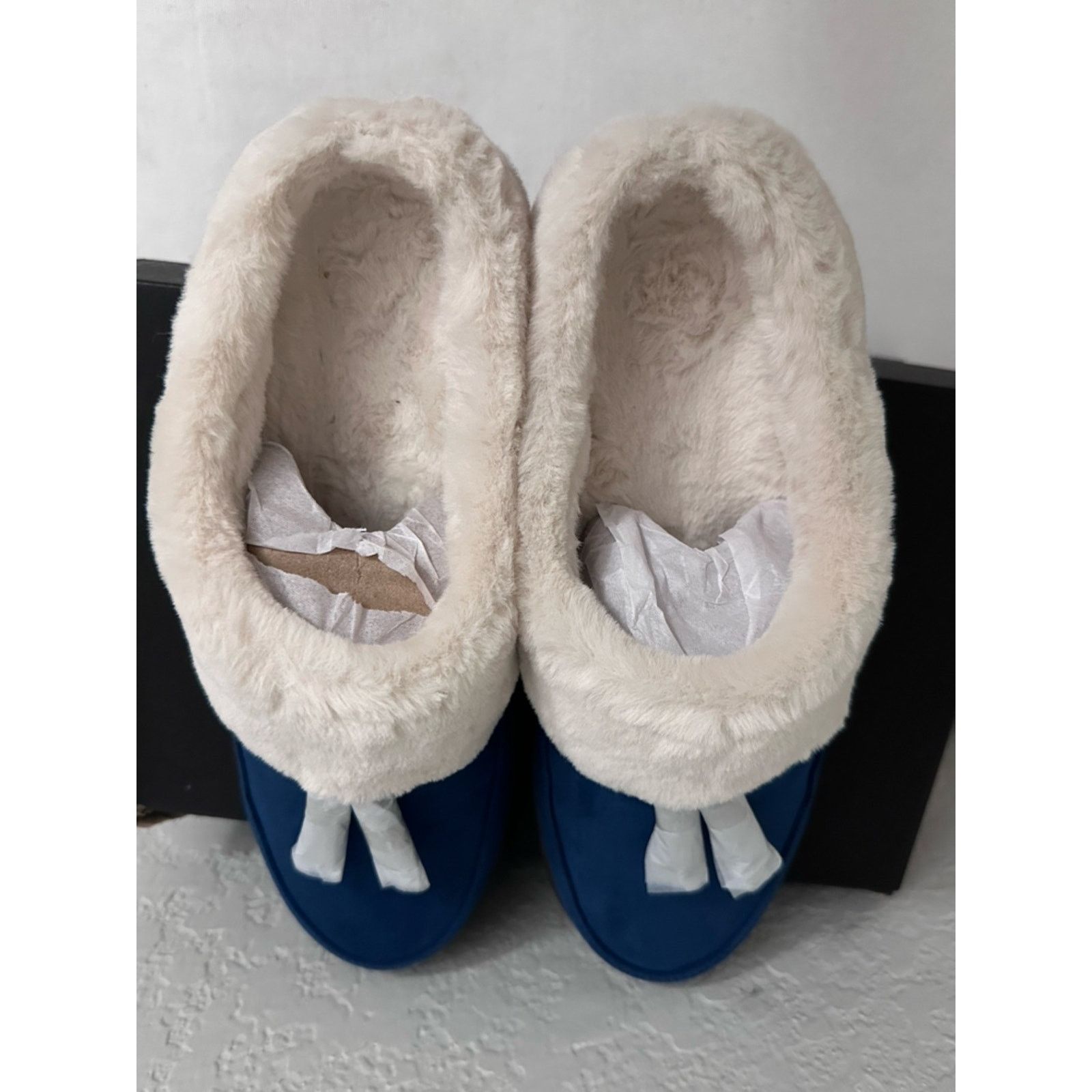 Vionic Vionic Perrin Slip-On Cozy Slipper Womens 8.5M Dark Blue Size US 8.5 / IT 38.5 - 4 Thumbnail