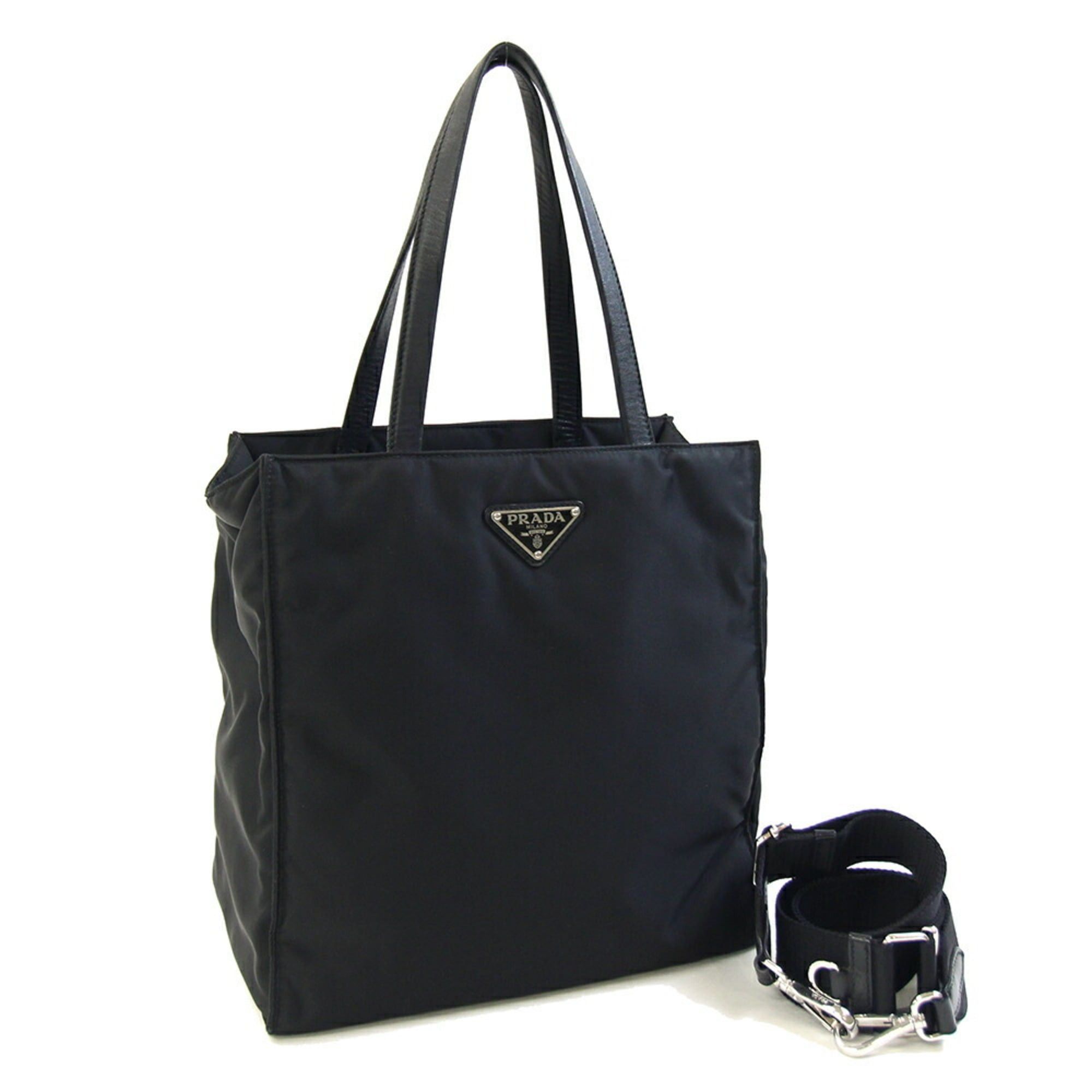 Prada Prada handbag 1BG426 Black Nylon Leather Re-Nylon Shoulder Bag for Women PRADA Size ONE SIZE - 1 Thumbnail