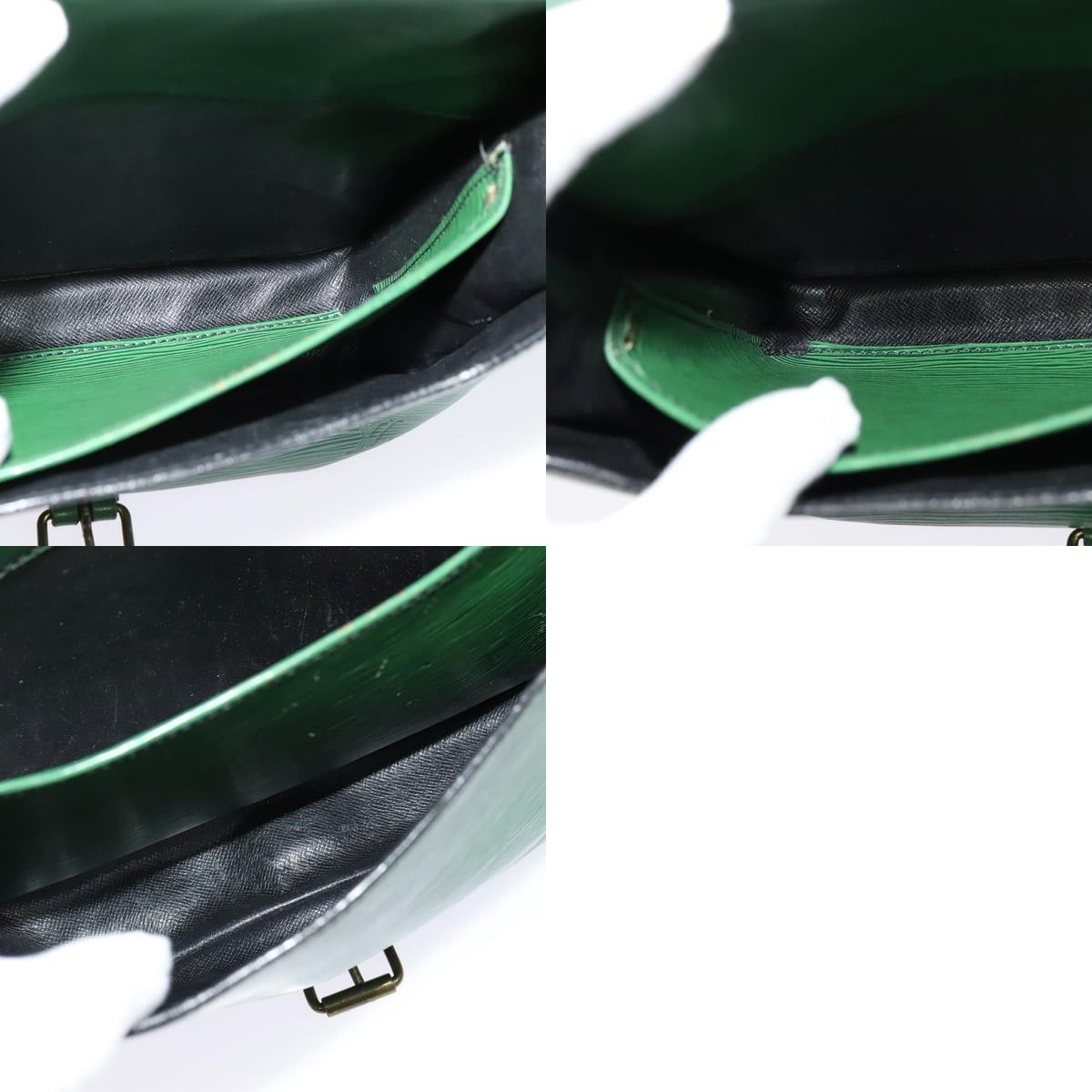 Louis Vuitton LOUIS VUITTON Epi Cartouchiere MM Shoulder Bag Green M52244 Size ONE SIZE - 12 Thumbnail
