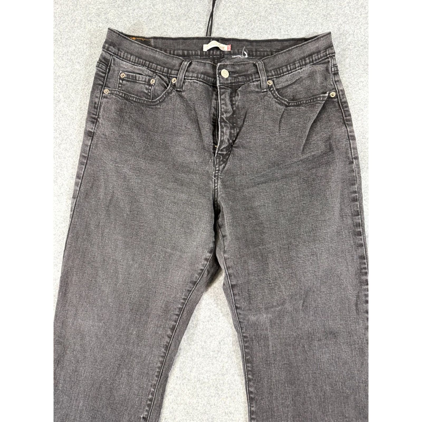 Levi's Levi’s 512 Jeans Womens 34X32 Black Denim Bootcut Slimming 5-Pocket Regular Size 24" / US 00 / IT 34 - 2 Thumbnail