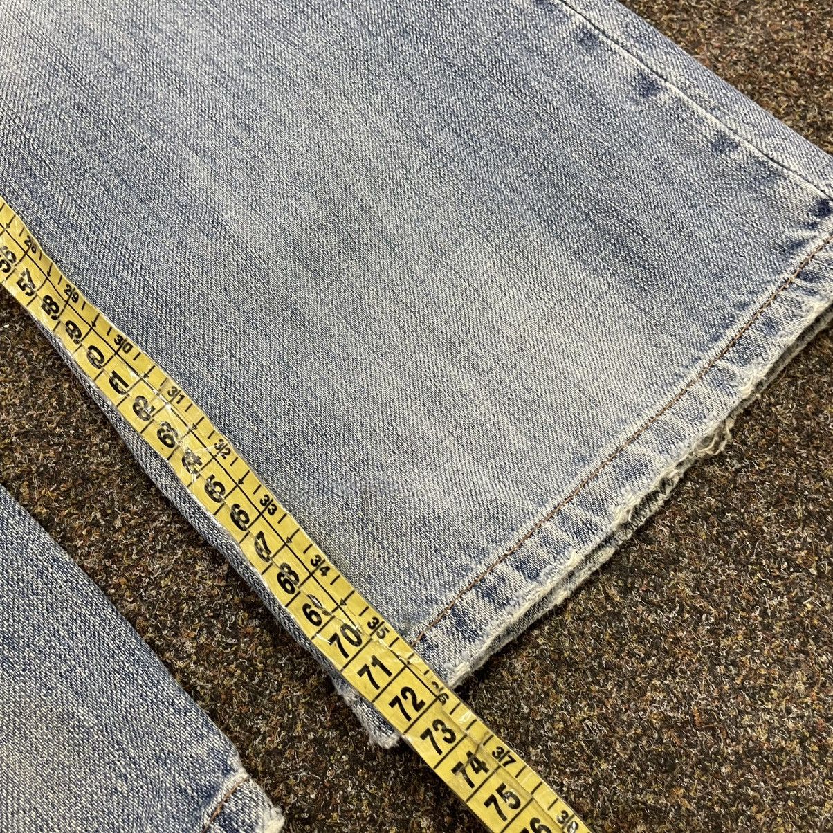 Vintage Vintage Y2K Baggy Wide Leg Distressed Jeans Skater Logo 28 Size US 28 / EU 44 - 7 Thumbnail