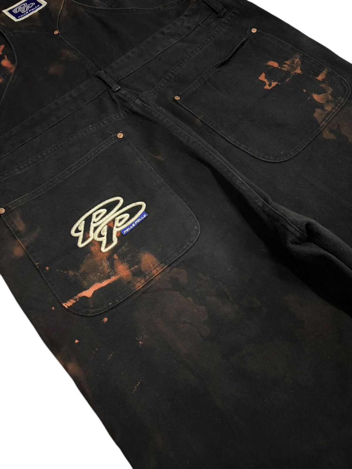 Pelle Pelle 90s Vintage Pelle Pelle Baggy Acid Splash Jumpsuit Size US 44 / EU 60 - 10 Thumbnail