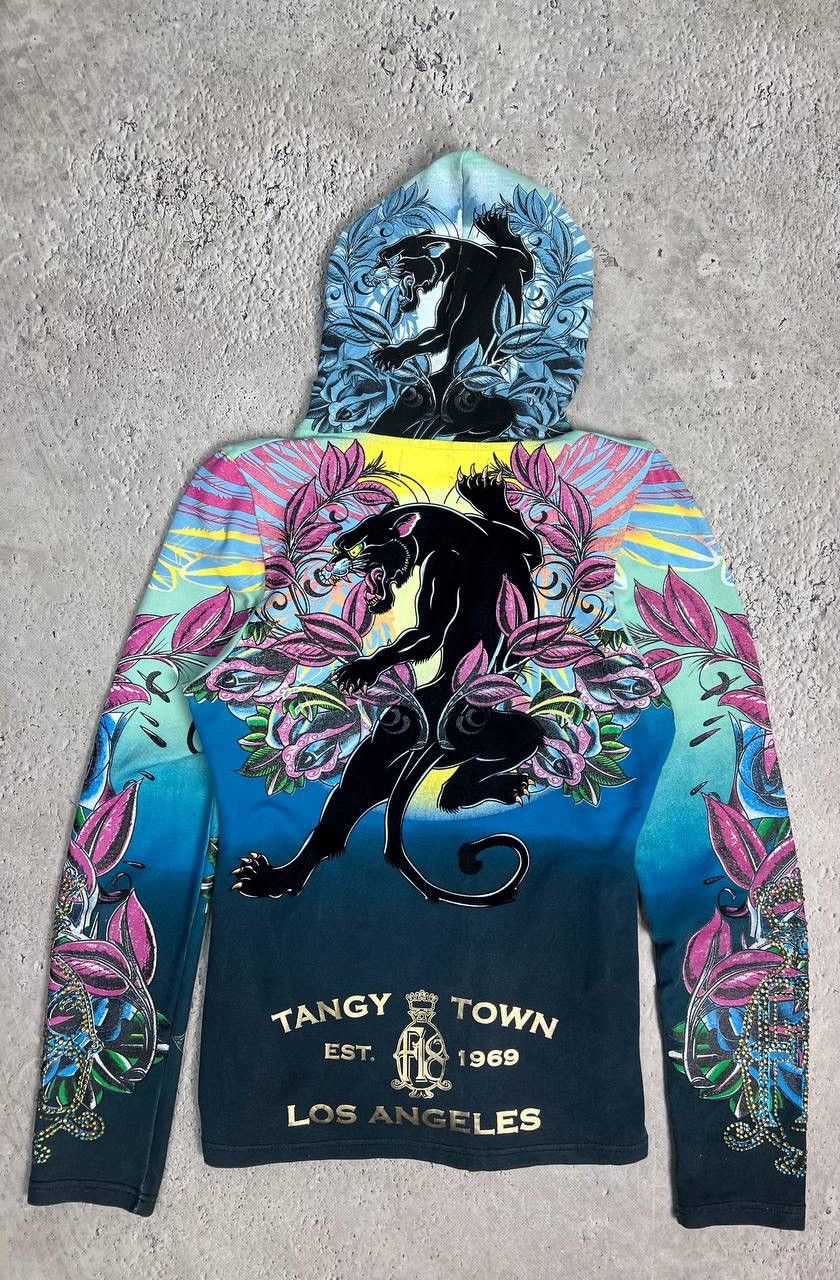 Ed Hardy × Vintage Vintage Ed Hardy Hoodie love kill slowly skull panther Y2K Size US L / EU 52-54 / 3 - 7 Thumbnail