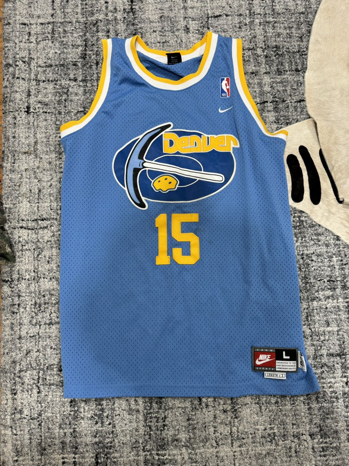 NBA × Nike Vintage Denver Nuggets Jersey Size US L / EU 52-54 / 3 - 1 Thumbnail