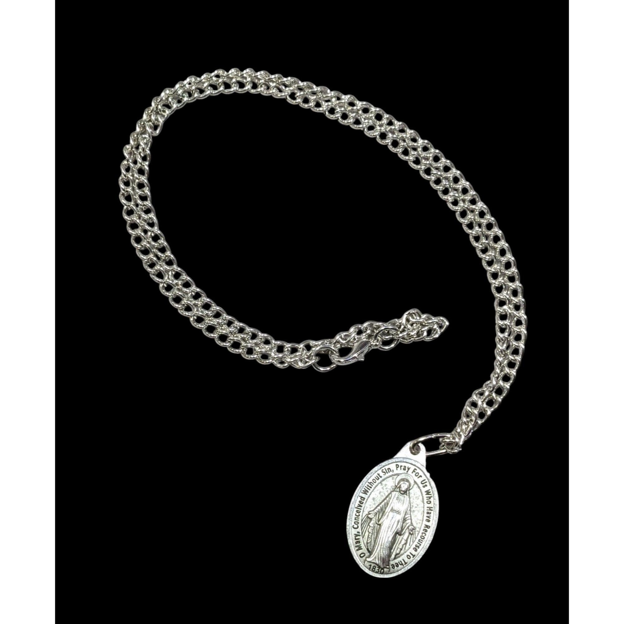 Other Catholic Religious Mother Mary Pendant Prayer Necklace Size ONE SIZE - 1 Thumbnail