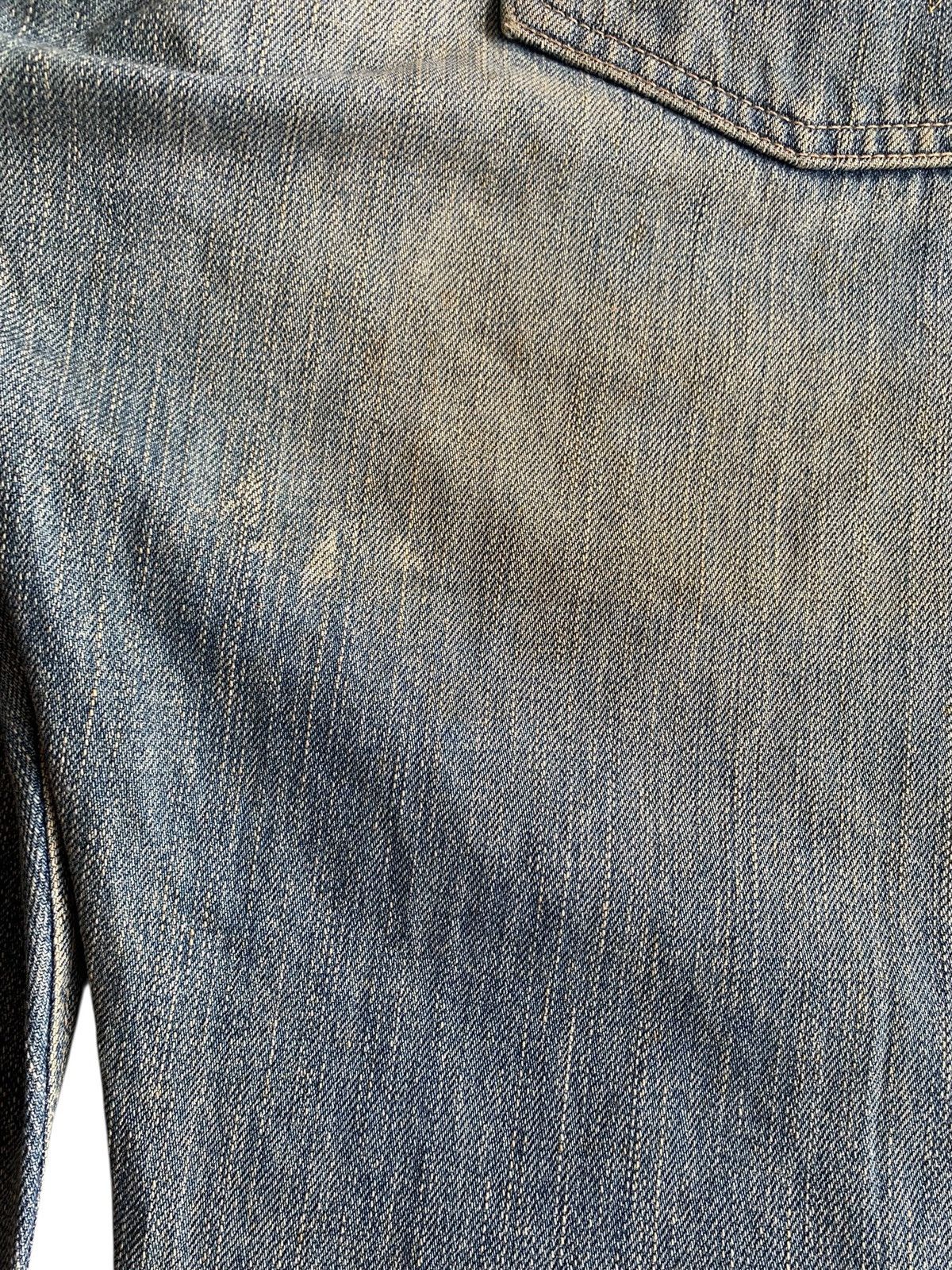Kapital VINTAGE EDWIN 505ZX SELVEDGE BAGGY RUSTY DISTRESSED DENIM Size US 34 / EU 50 - 19 Thumbnail