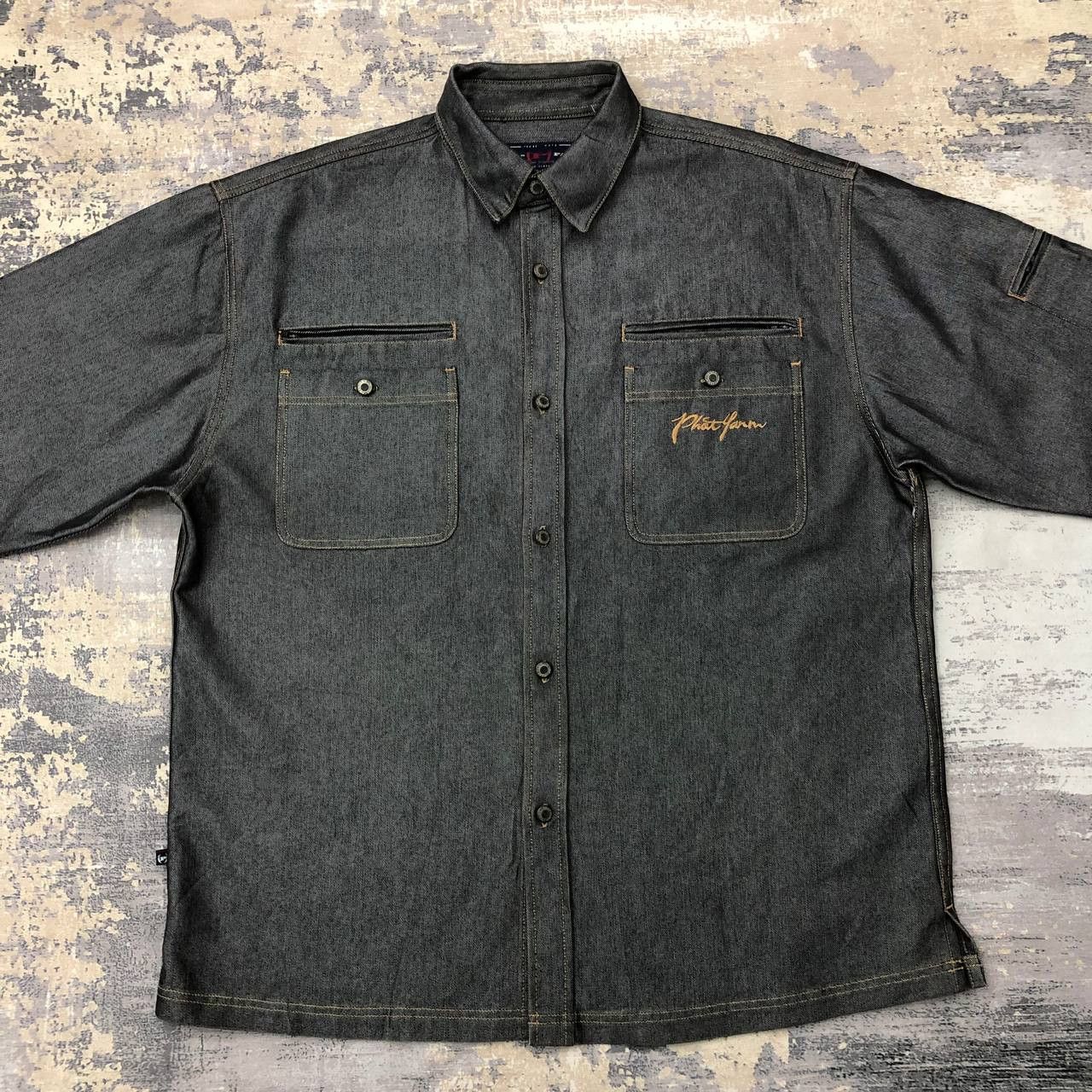 Phat Farm Y375 PHAT FARM 90s DENIM JACKET Size US XXL / EU 58 / 5 - 1 Thumbnail