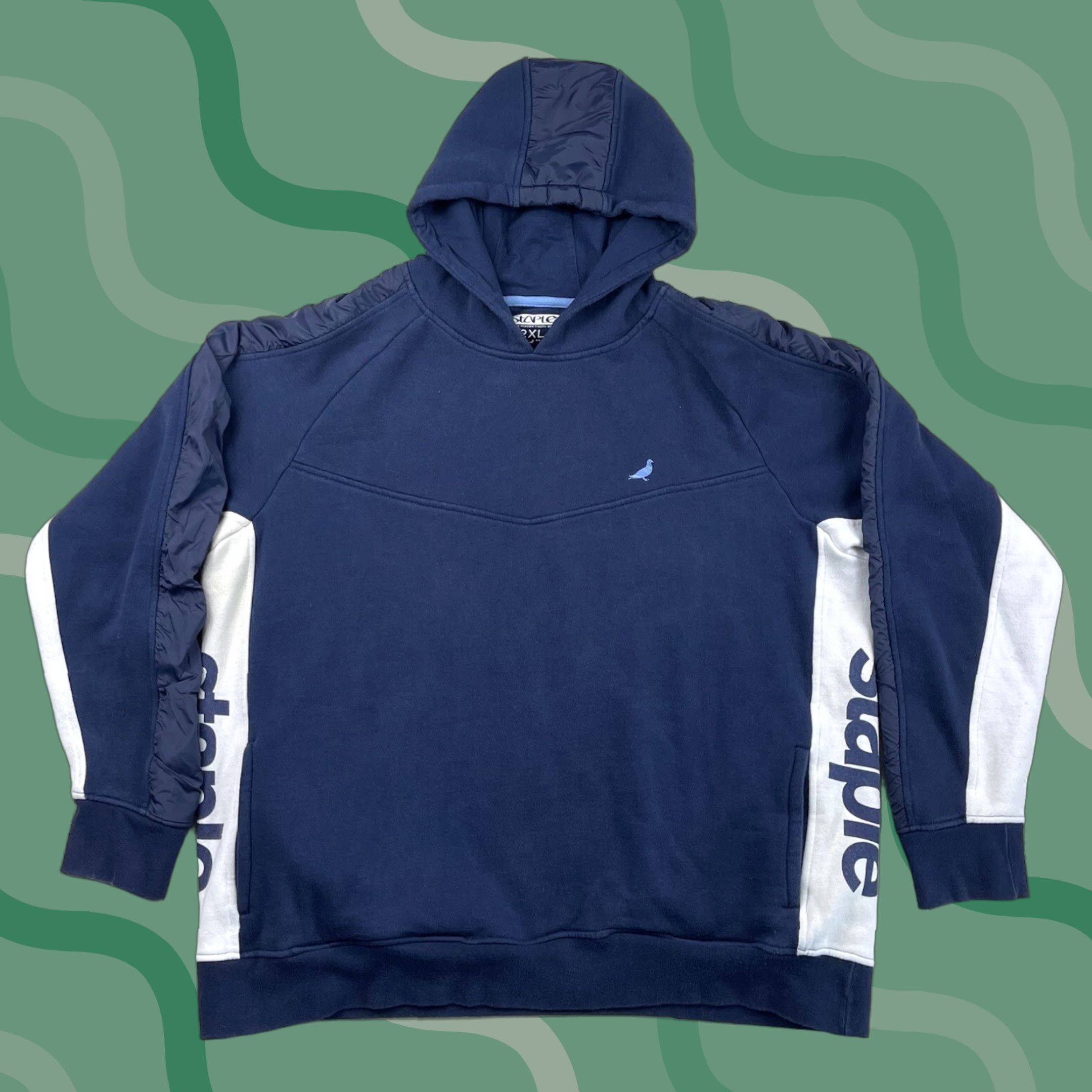Nike Staple Pigeon Dunk Hoodie Pullover XXL Blue Long Sleeve Skateboarding 90s Mens Size US XXL / EU 58 / 5 - 1 Thumbnail