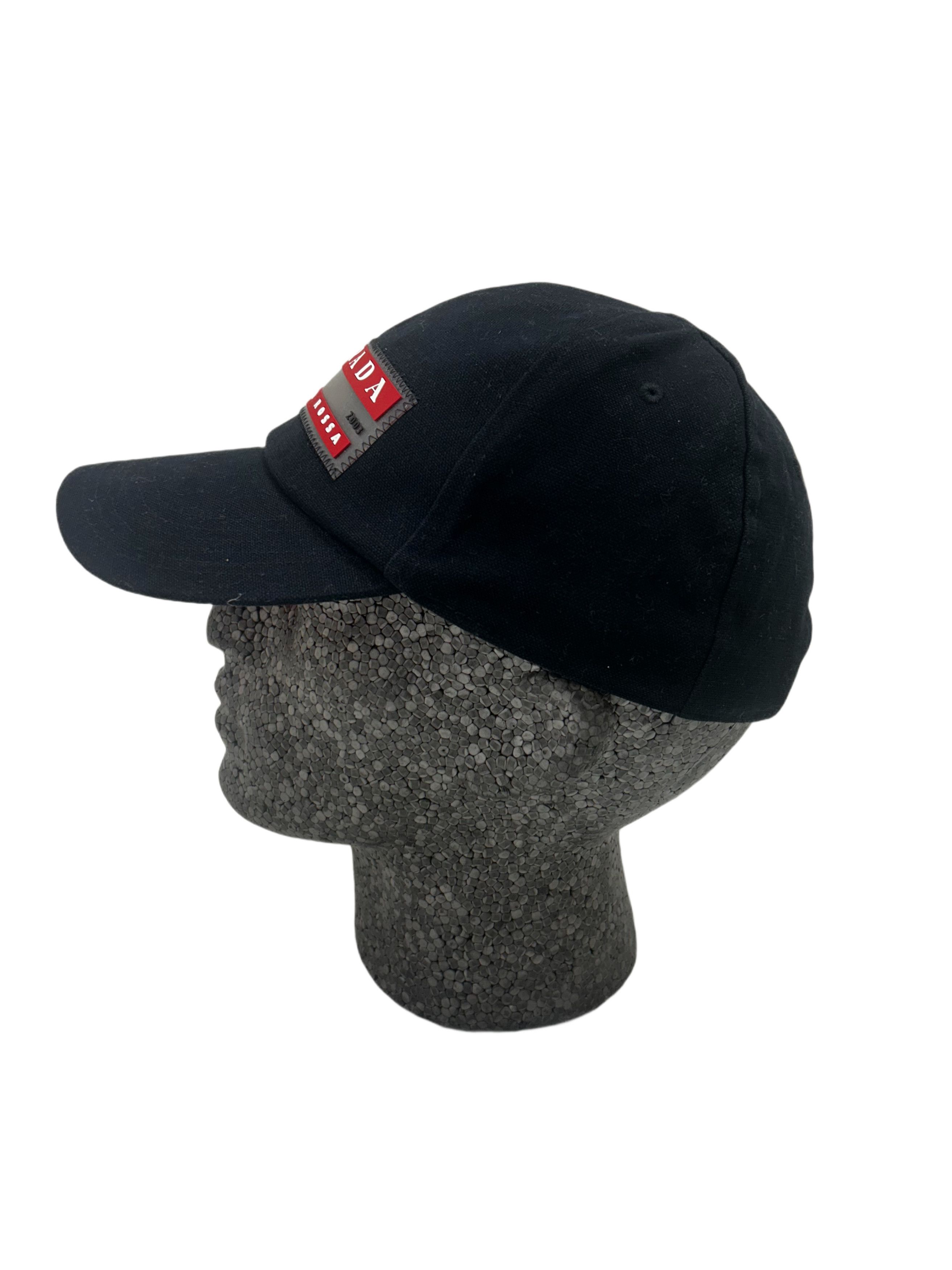 Prada Prada Linea Rossa Blue 'Luna Rossa' Hat With Logo Branding