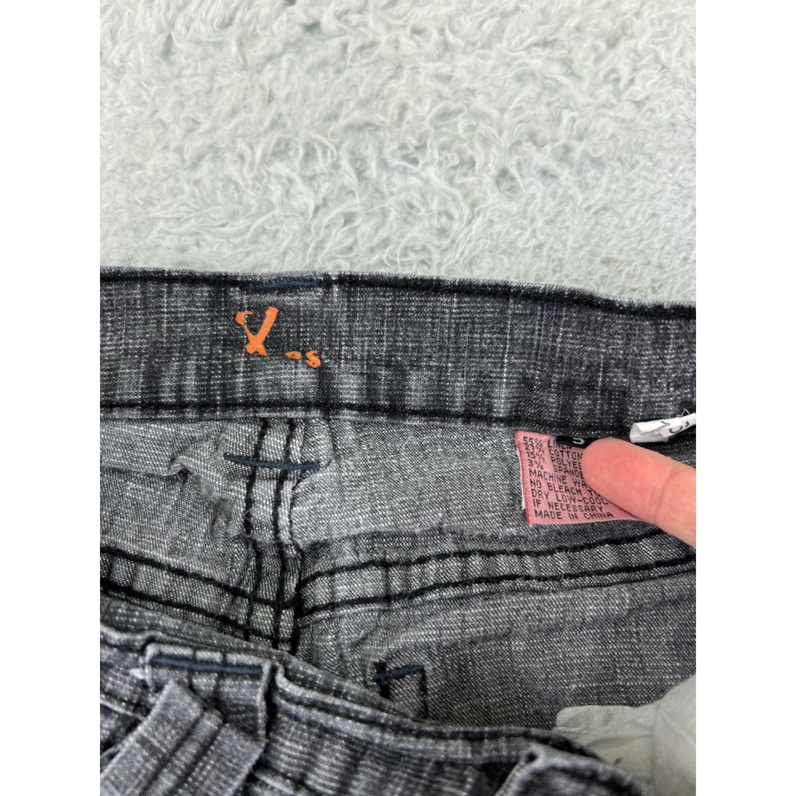 Vintage XES Women's Bootcut Jeans Size 5 Black Denim Regular Fit Mid Rise Embroidered Cotton Blend Vintage 90s Size 27" / US 4 / IT 40 - 3 Thumbnail