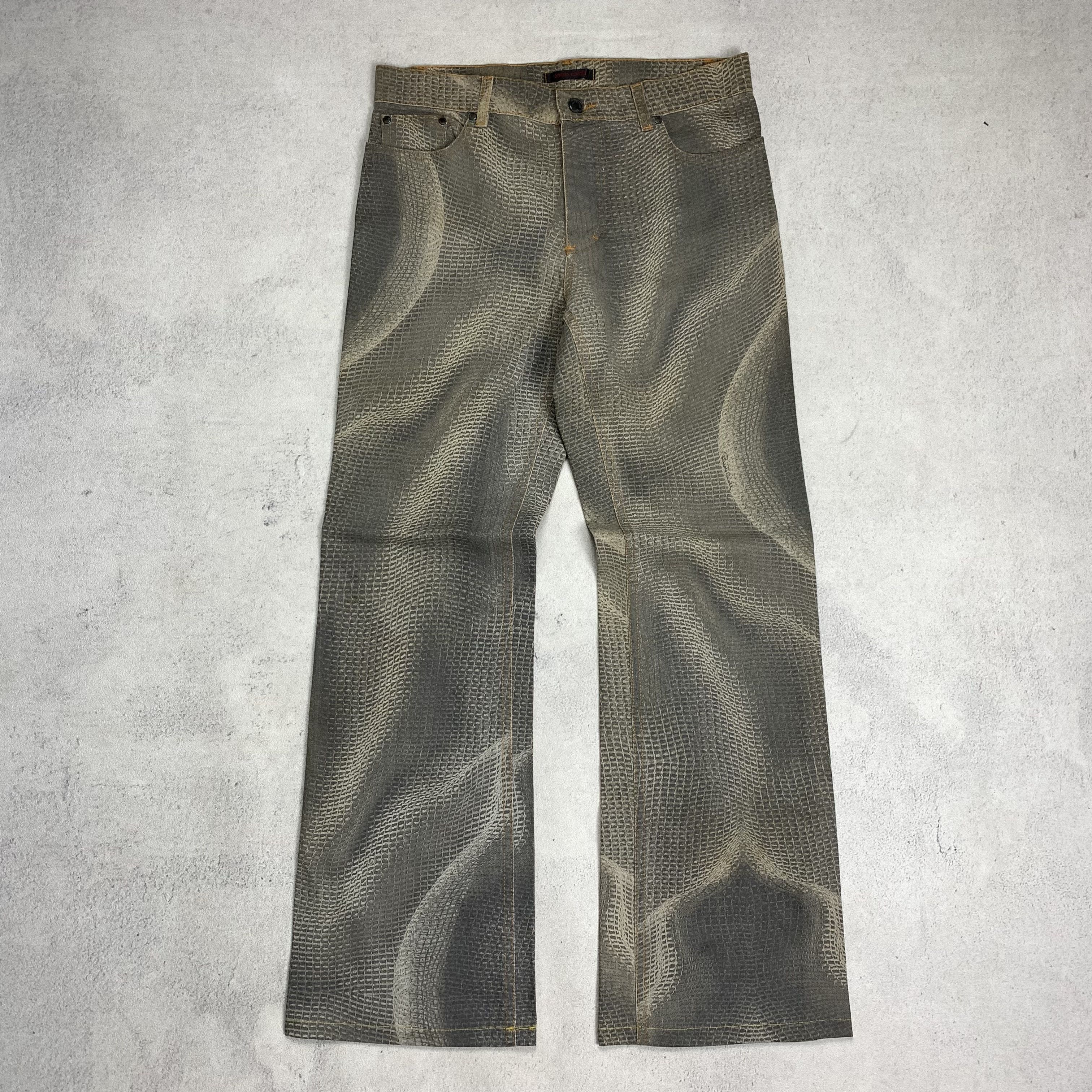 Roberto Cavalli Roberto Cavalli Snakeskin Pants Size US 31 - 1 Thumbnail