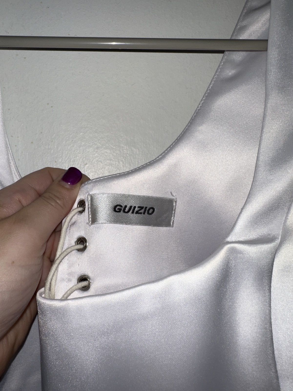 Guizio Danielle Guizio Satin Corset Top Size M / US 6-8 / IT 42-44 - 4 Thumbnail