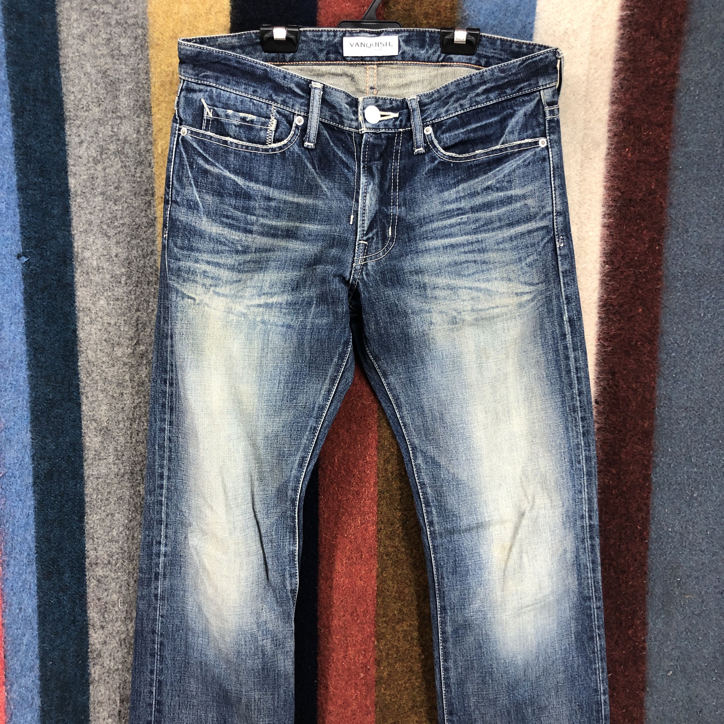Vanquish VANQUISH Made In JAPAN Washed Denim #0732/AF Size US 33 - 2 Thumbnail