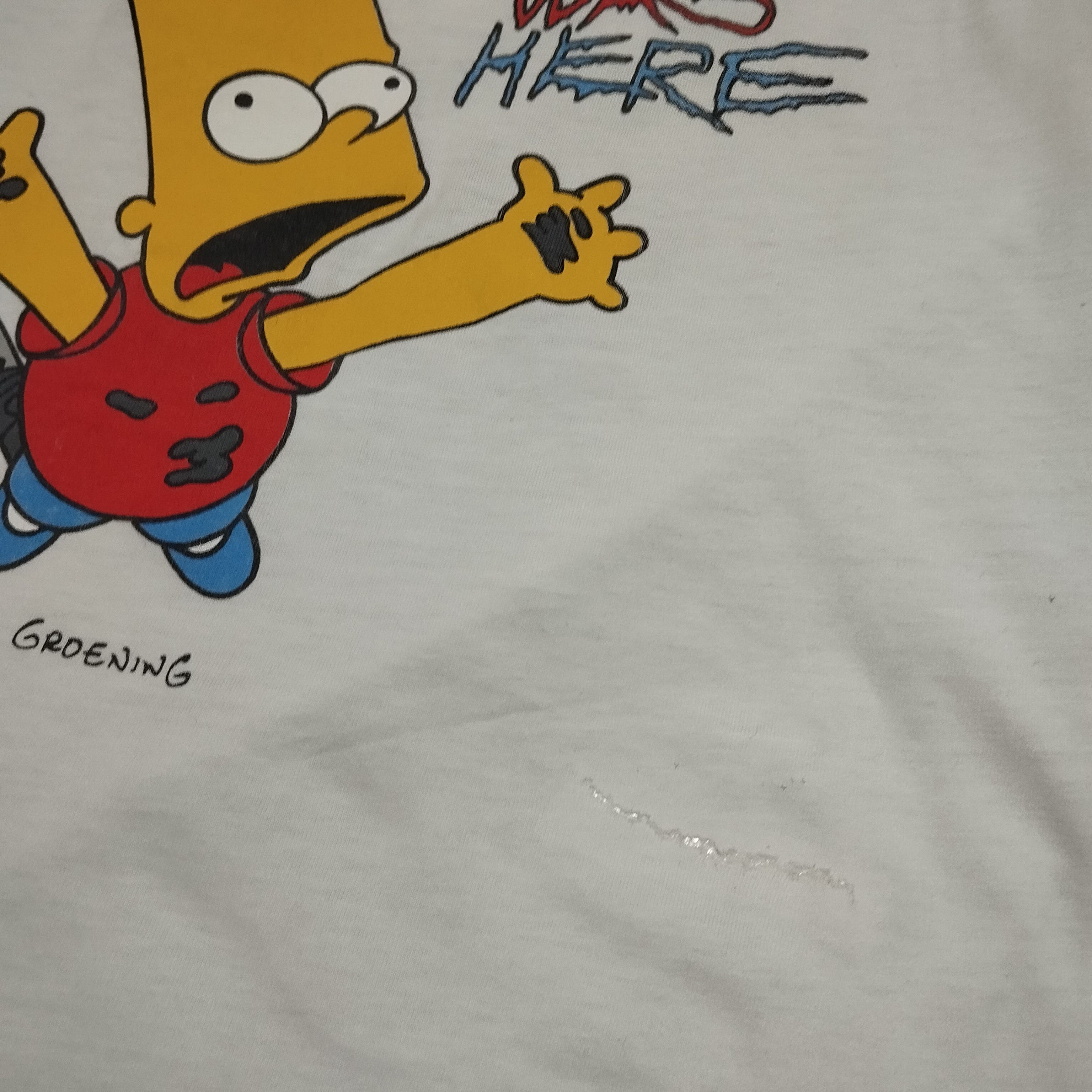 The Simpsons Vtg 1999 El Barto Was Here by green park Size US M / EU 48-50 / 2 - 10 Thumbnail