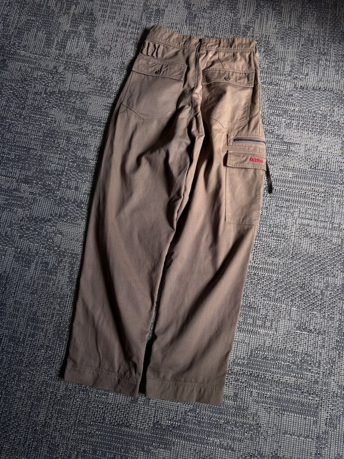 032c 032c Workshop Brown Utility Cargo Pants Red Logo Size US 30 / EU 46 - 3 Thumbnail
