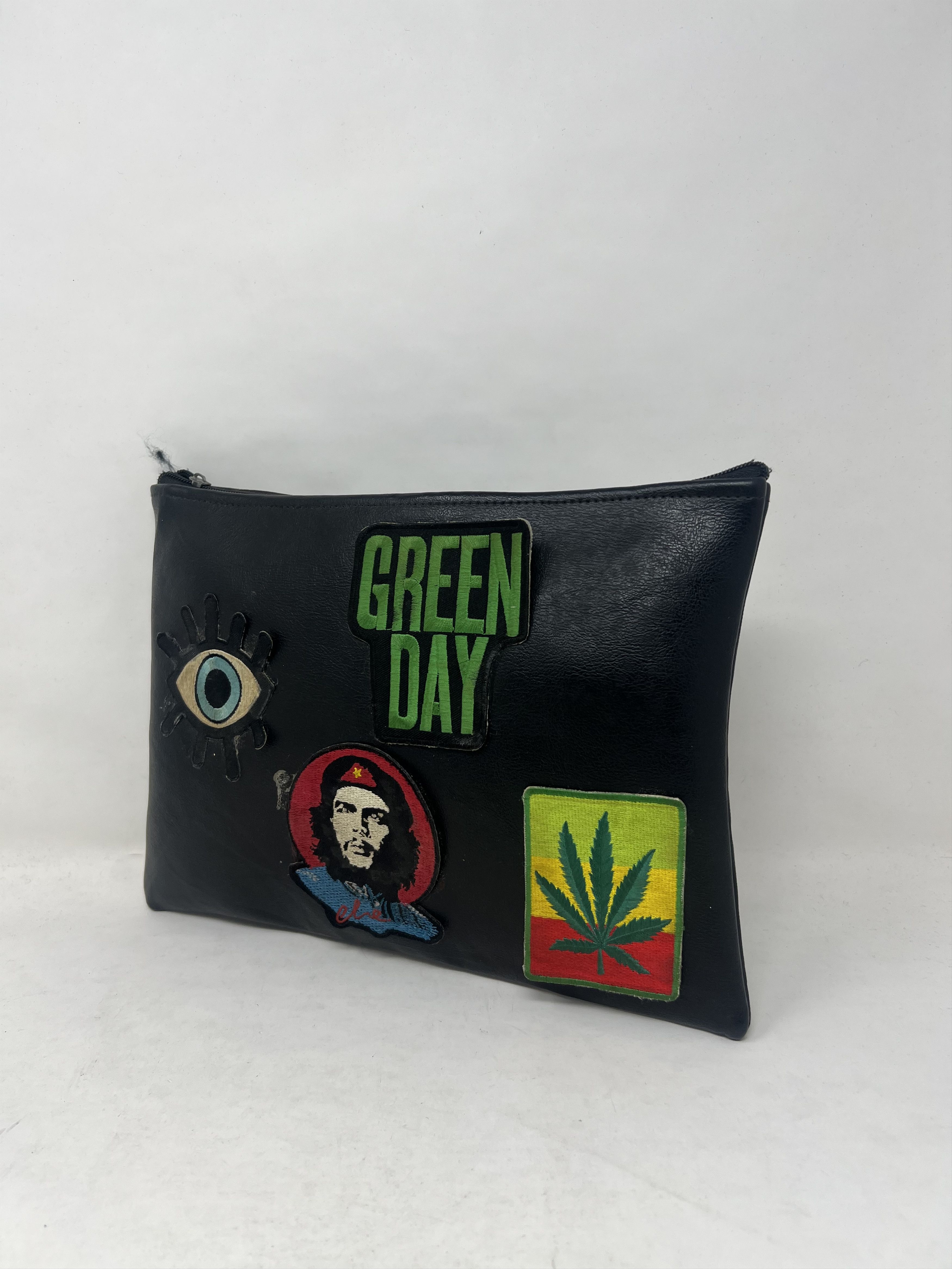 Seditionaries Leather Patches Clutch Bag Size ONE SIZE - 1 Thumbnail
