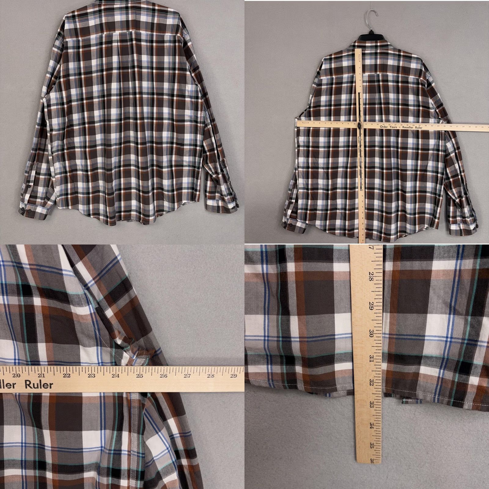 Patagonia Patagonia Shirt Mens XL Brown Plaid Organic Cotton Long Sleeve Button-Up Outdoors Gorp Size US XL / EU 56 / 4 - 8 Thumbnail