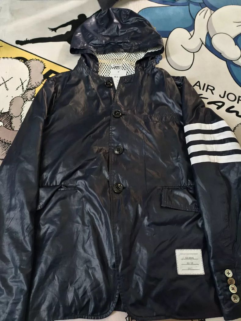 Thom Browne Thom Browne Blue and green raincoat Size US M / EU 48-50 / 2 - 1 Thumbnail