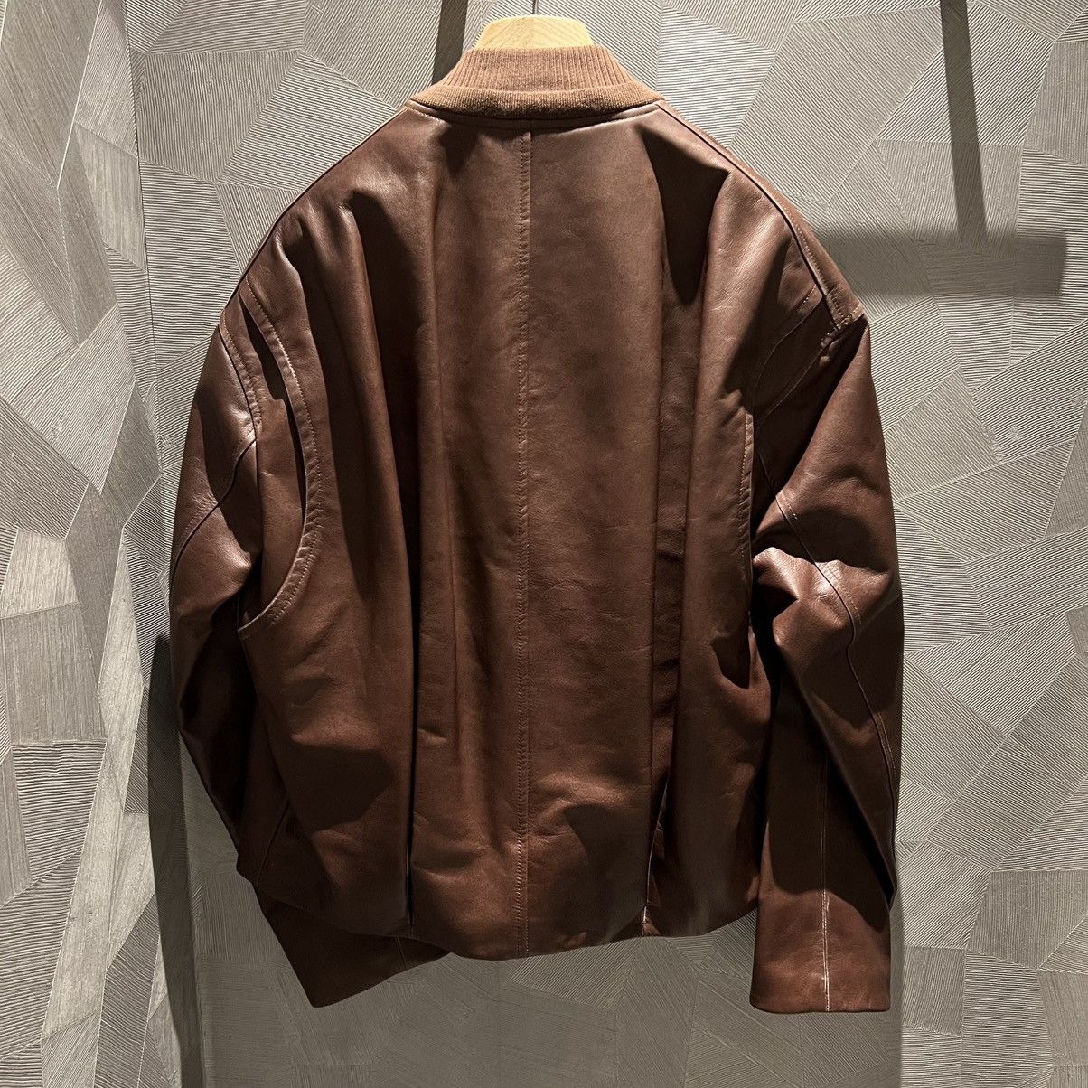 Dior Dior Leather Bomber Jacket Size US M / EU 48-50 / 2 - 2 Thumbnail