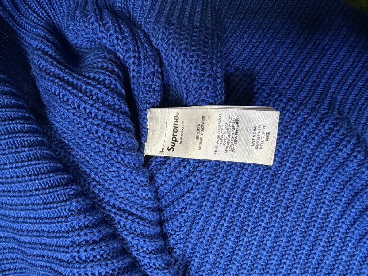 Supreme Supreme Small Box Ribbed Sweater Royal Size US XL / EU 56 / 4 - 6 Thumbnail