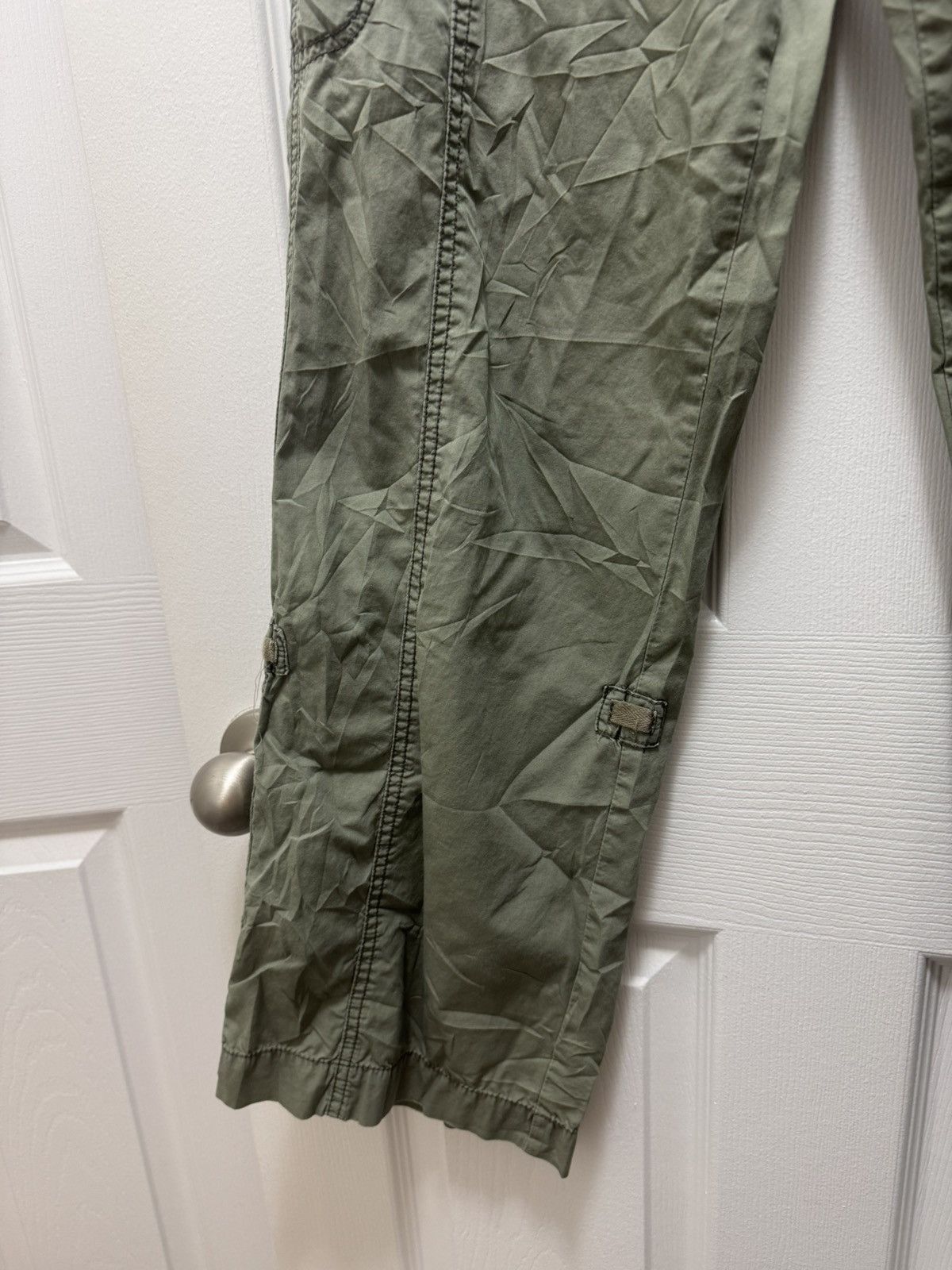 Nique Nique Vintage Y2K Cargo Military Green Pants Baggy Size US 32 / EU 48 - 3 Thumbnail