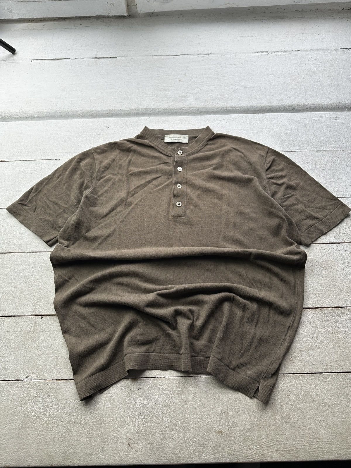 Other 🚨VNTG FILLIPO DE LAURENTIIS BROWN POLO LUXURY OLD MONEY Size US M / EU 48-50 / 2 - 1 Thumbnail