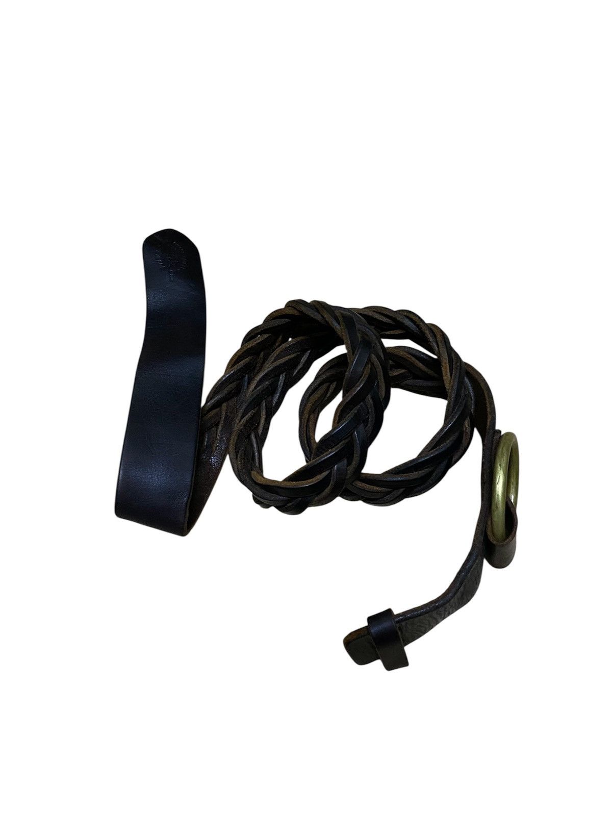 RRL Ralph Lauren RRL Double RL Ralph Lauren Leather Belt Size ONE SIZE - 2 Thumbnail