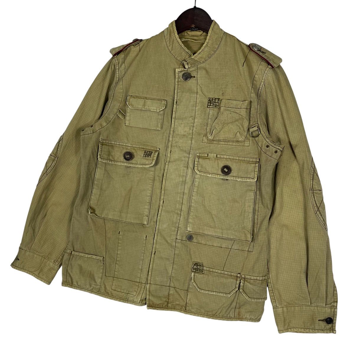 R.Newbold Vintage R.Newbold Paul Smith Military Ripstop Field Jacket Size US M / EU 48-50 / 2 - 2 Thumbnail