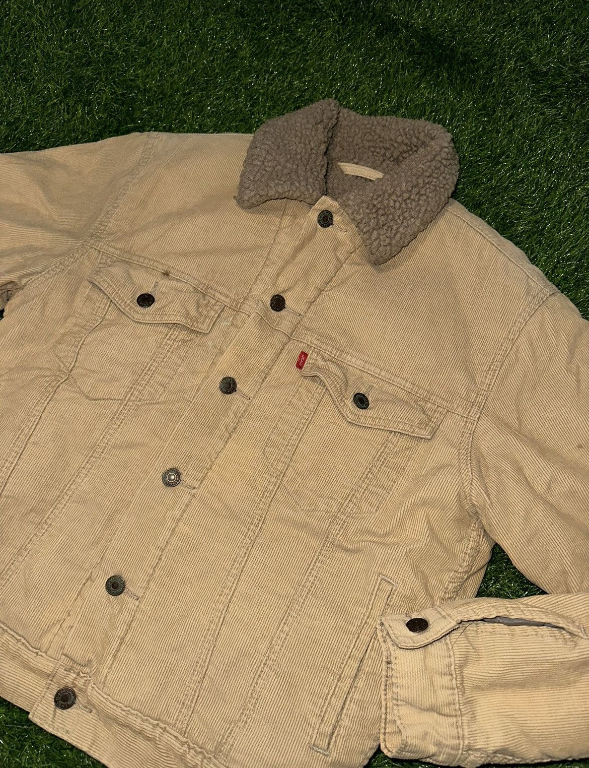 Levi's Levi Sherpa Corduroy Jacket Size Small Size US S / EU 44-46 / 1 - 3 Thumbnail