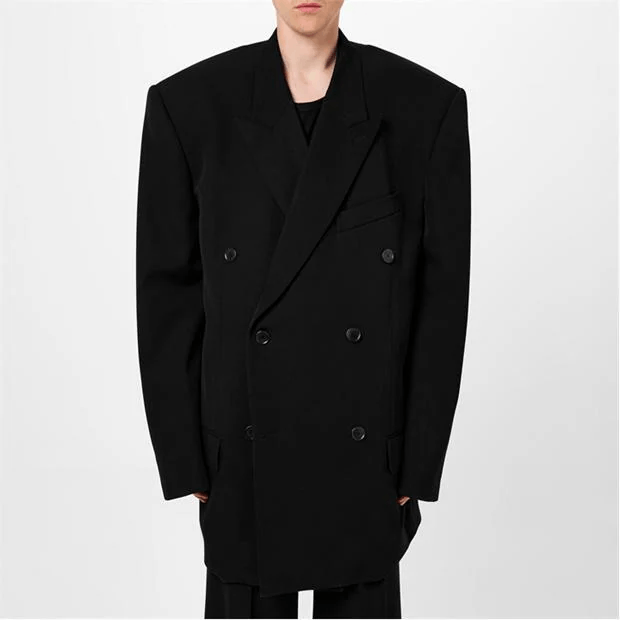 Balenciaga Oversized Double Breasted Blazer Size US L / EU 52-54 / 3 - 5 Thumbnail